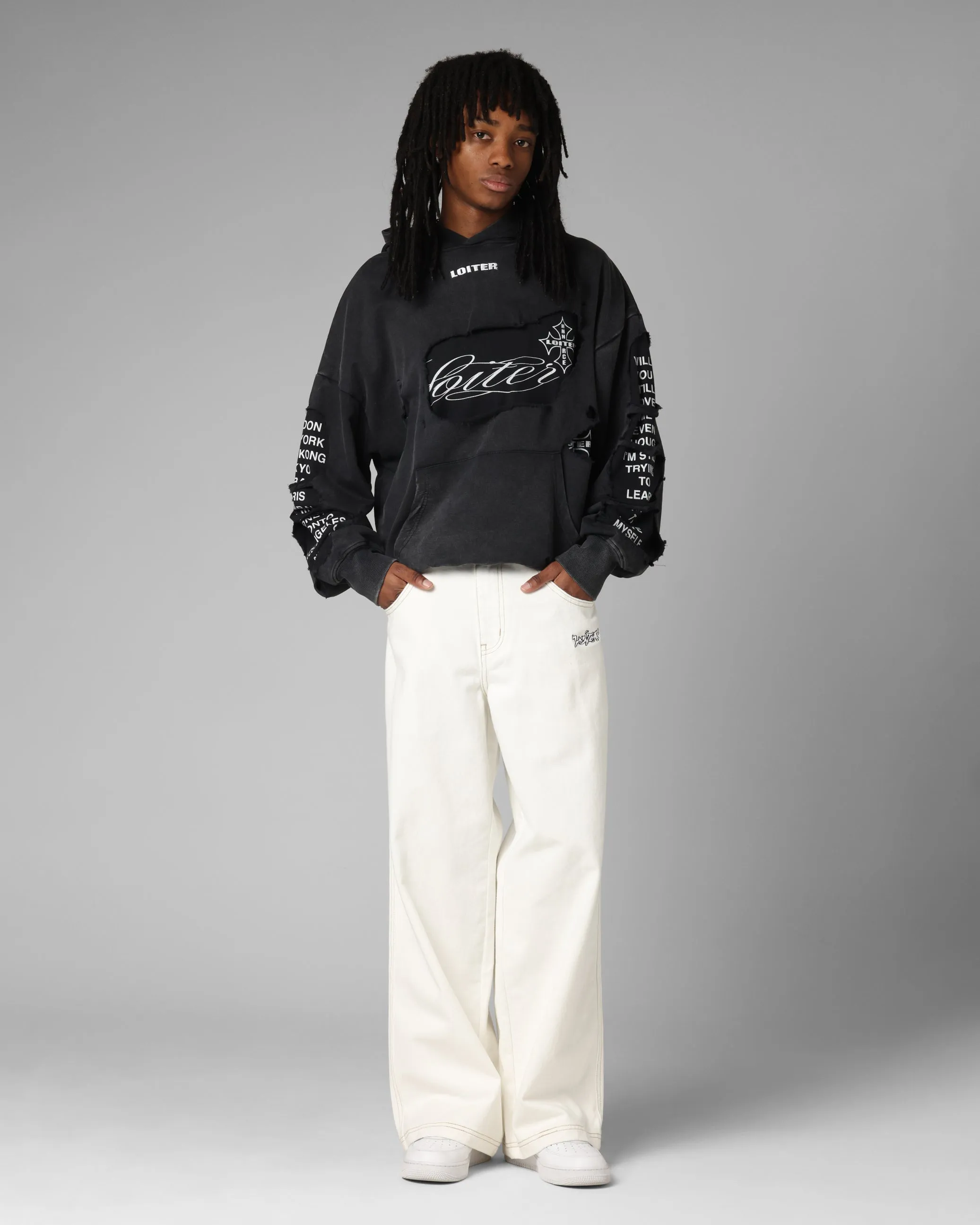 Loiter Star Born Jeans Off White sold by Culture Kings product image thumbnail 2