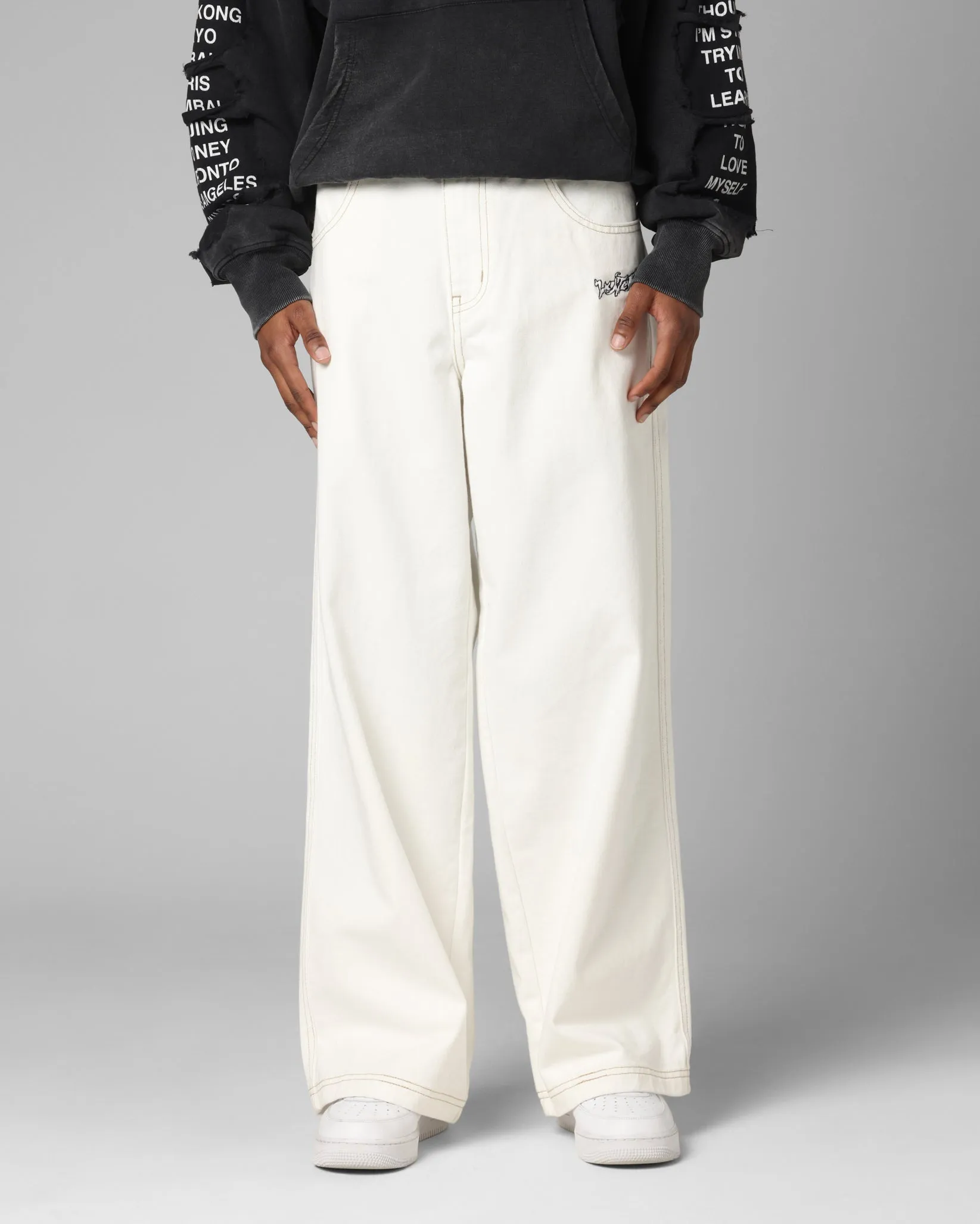 Loiter Star Born Jeans Off White sold by Culture Kings product image thumbnail 5