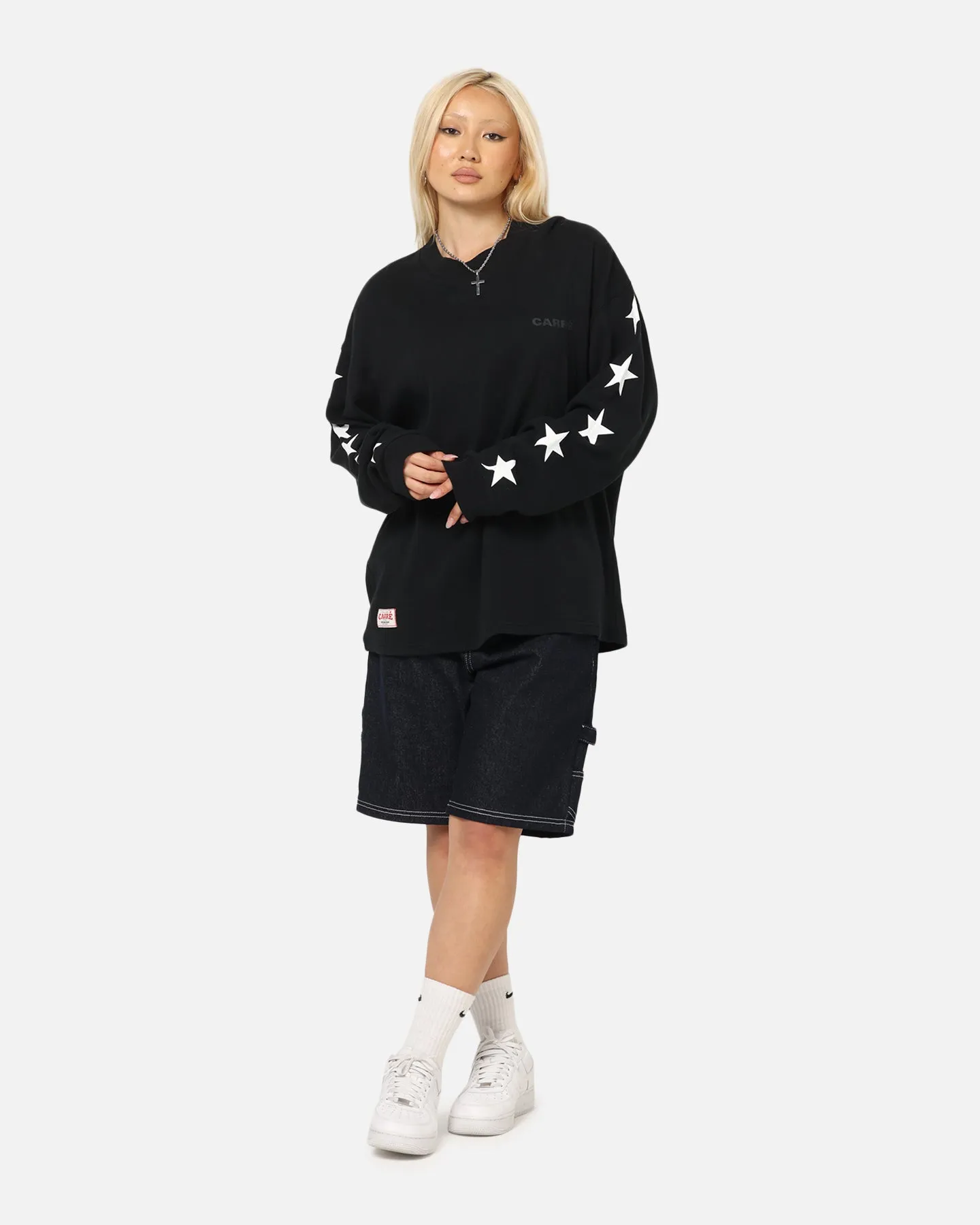 Carre Waffle Workwear Long Sleeve T-Shirt Black sold by Culture Kings product image thumbnail 2