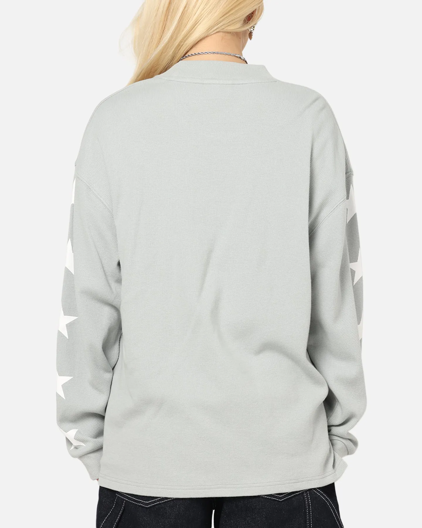 Carre Waffle Workwear Long Sleeve T-Shirt Grey sold by Culture Kings product image thumbnail 3