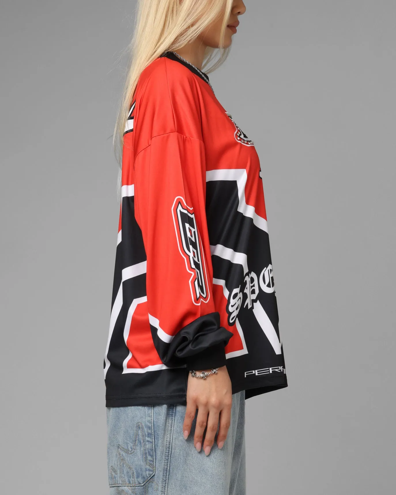 Loiter Thrill Racing Long Sleeve T-Shirt Red sold by Culture Kings product image thumbnail 5