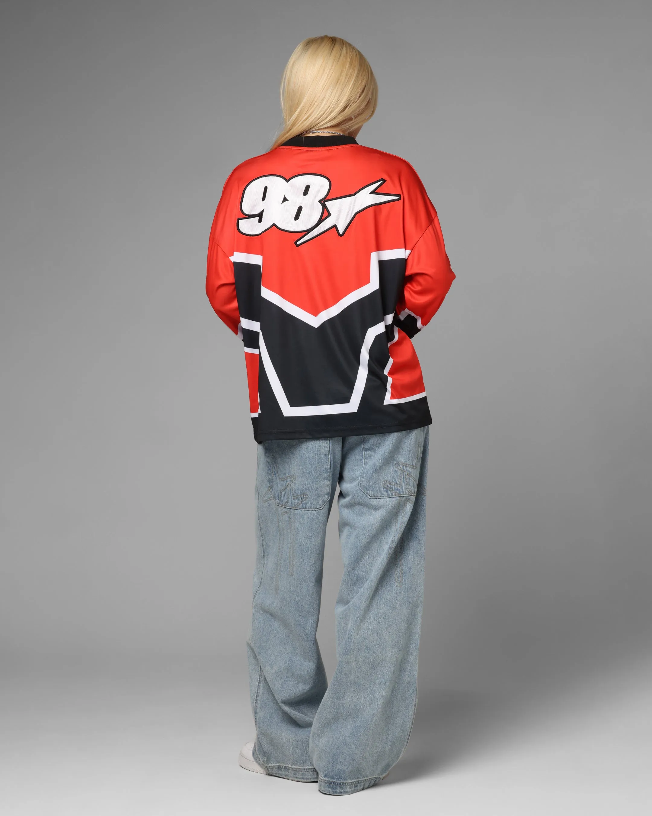 Loiter Thrill Racing Long Sleeve T-Shirt Red sold by Culture Kings product image thumbnail 4