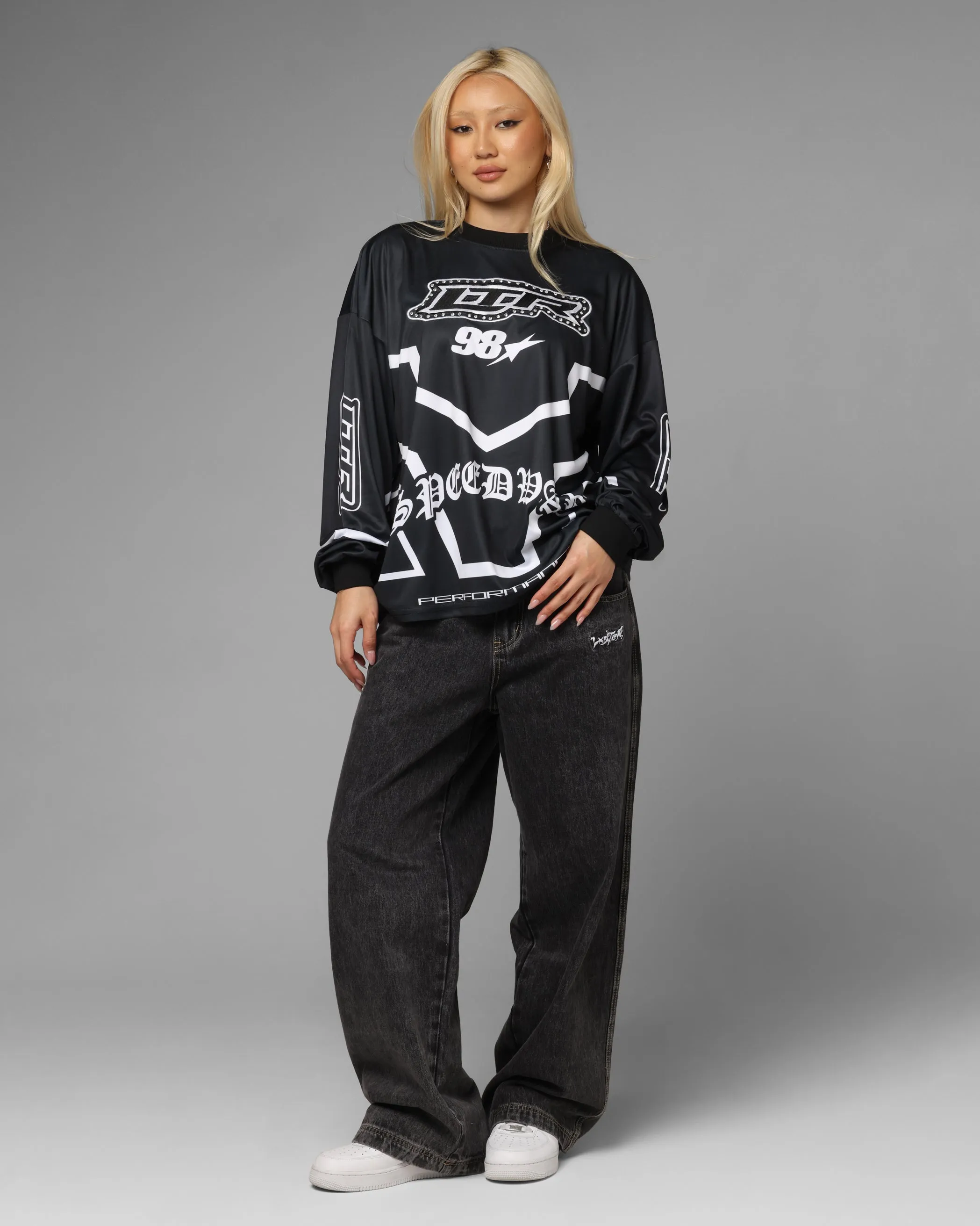 Loiter Thrill Racing Long Sleeve T-Shirt Black sold by Culture Kings product image thumbnail 3