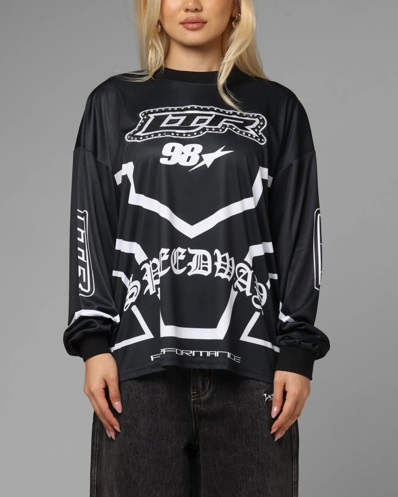 Loiter Thrill Racing Long Sleeve T-Shirt Black sold by Culture Kings