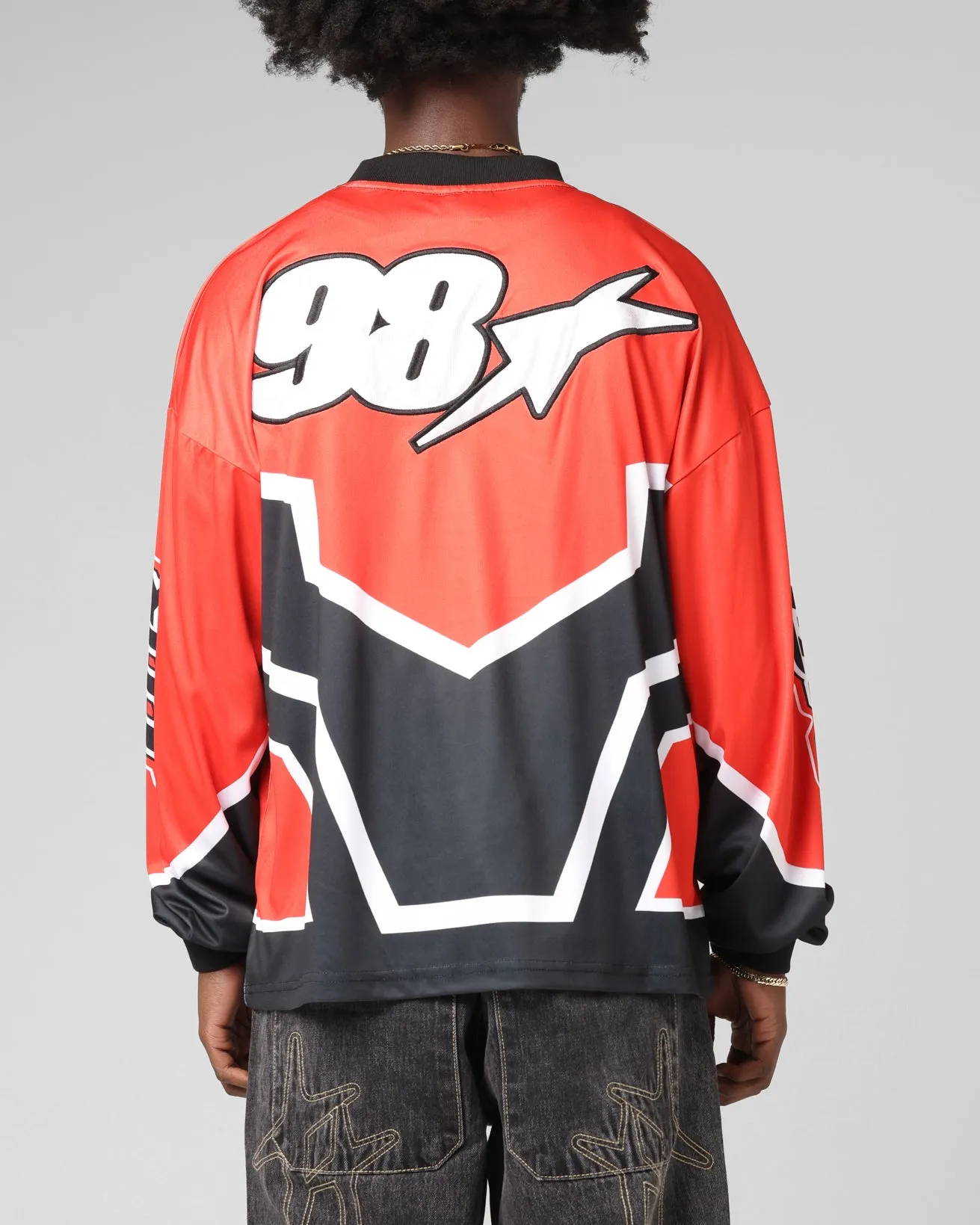 Loiter Thrill Racing Long Sleeve T-Shirt Red sold by Culture Kings product image thumbnail 2