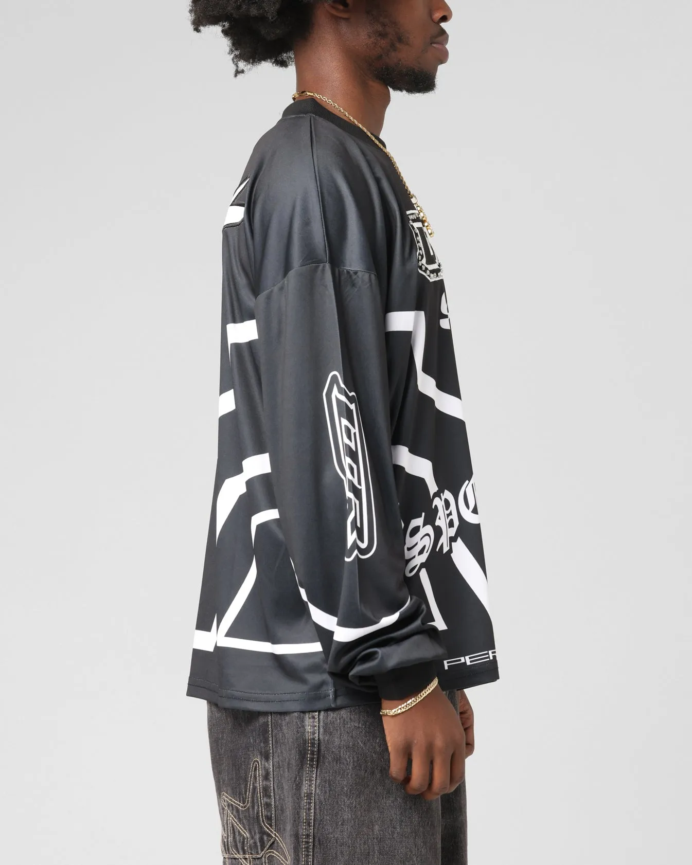 Loiter Thrill Racing Long Sleeve T-Shirt Black sold by Culture Kings product image thumbnail 5