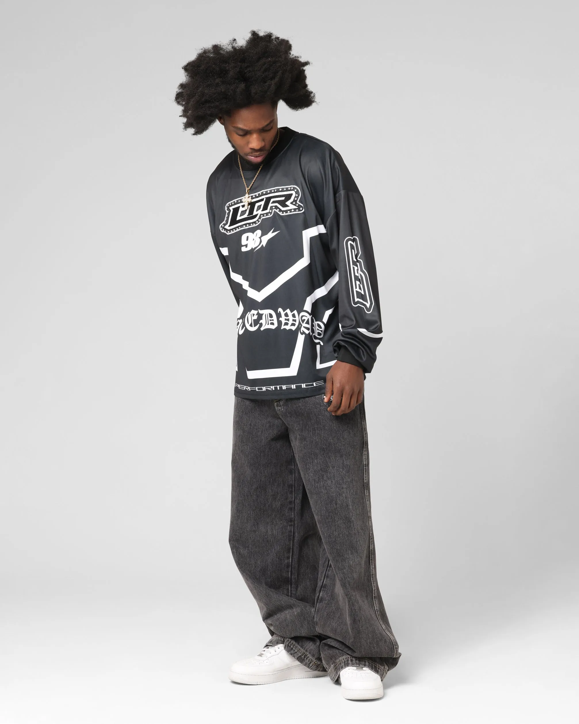 Loiter Thrill Racing Long Sleeve T-Shirt Black sold by Culture Kings product image thumbnail 3