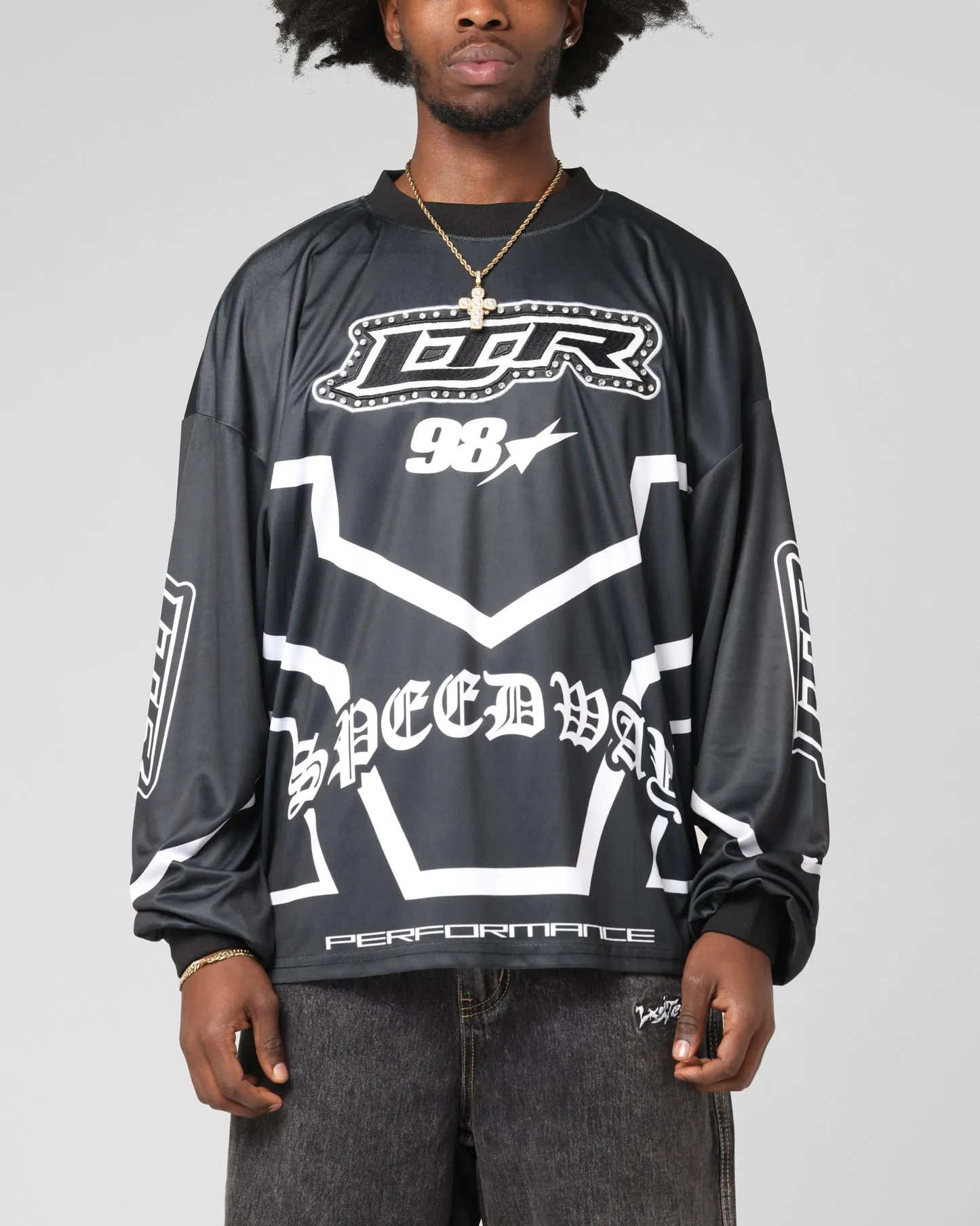 Loiter Thrill Racing Long Sleeve T-Shirt Black sold by Culture Kings
