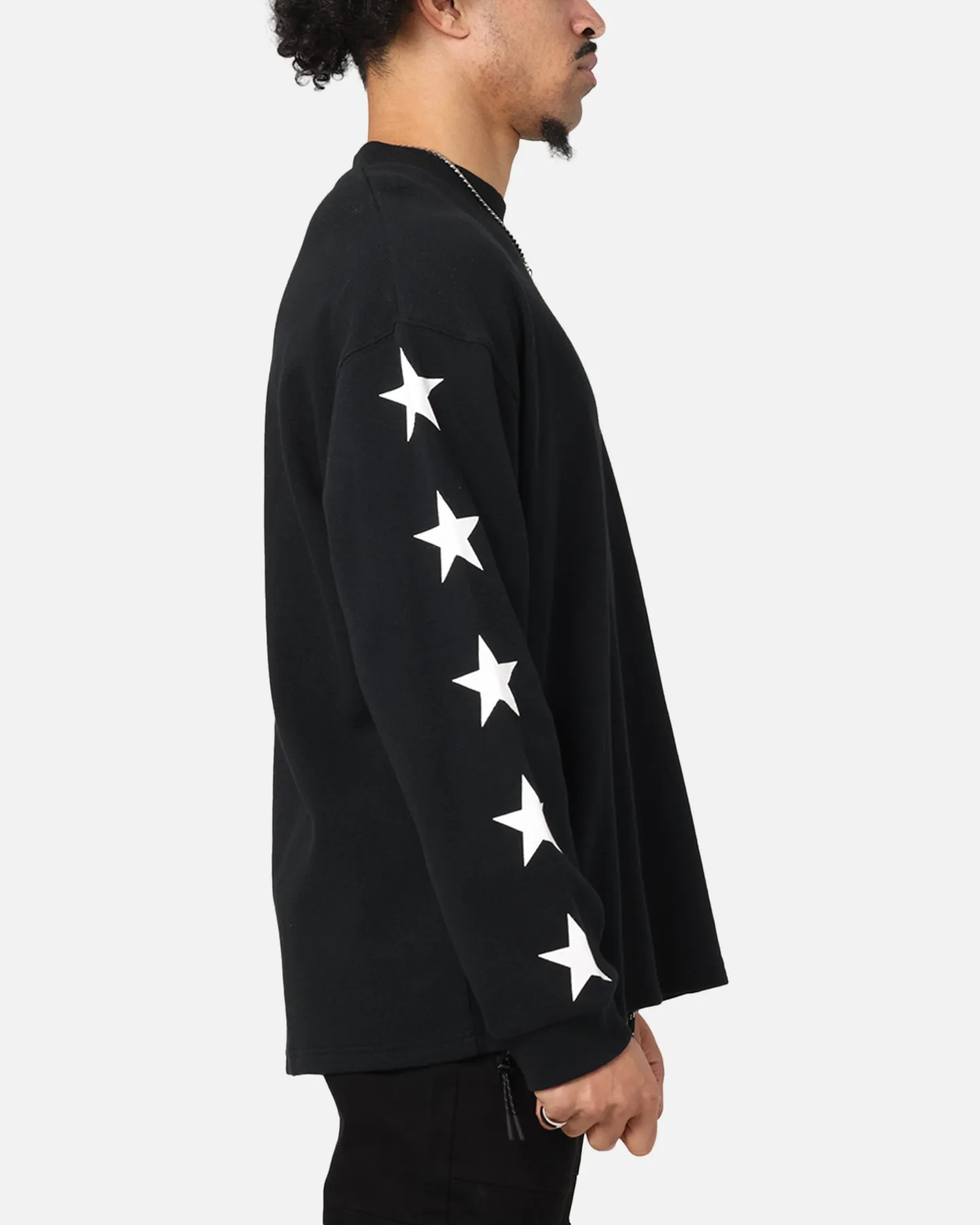 Carre Waffle Workwear Long Sleeve T-Shirt Black sold by Culture Kings product image thumbnail 4