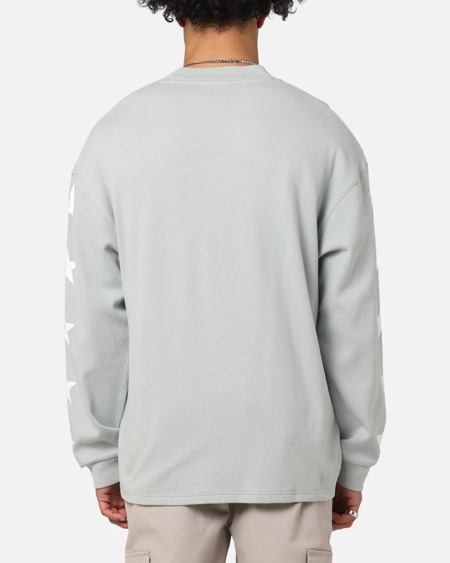 Carre Waffle Workwear Long Sleeve T-Shirt Grey sold by Culture Kings product image thumbnail 3