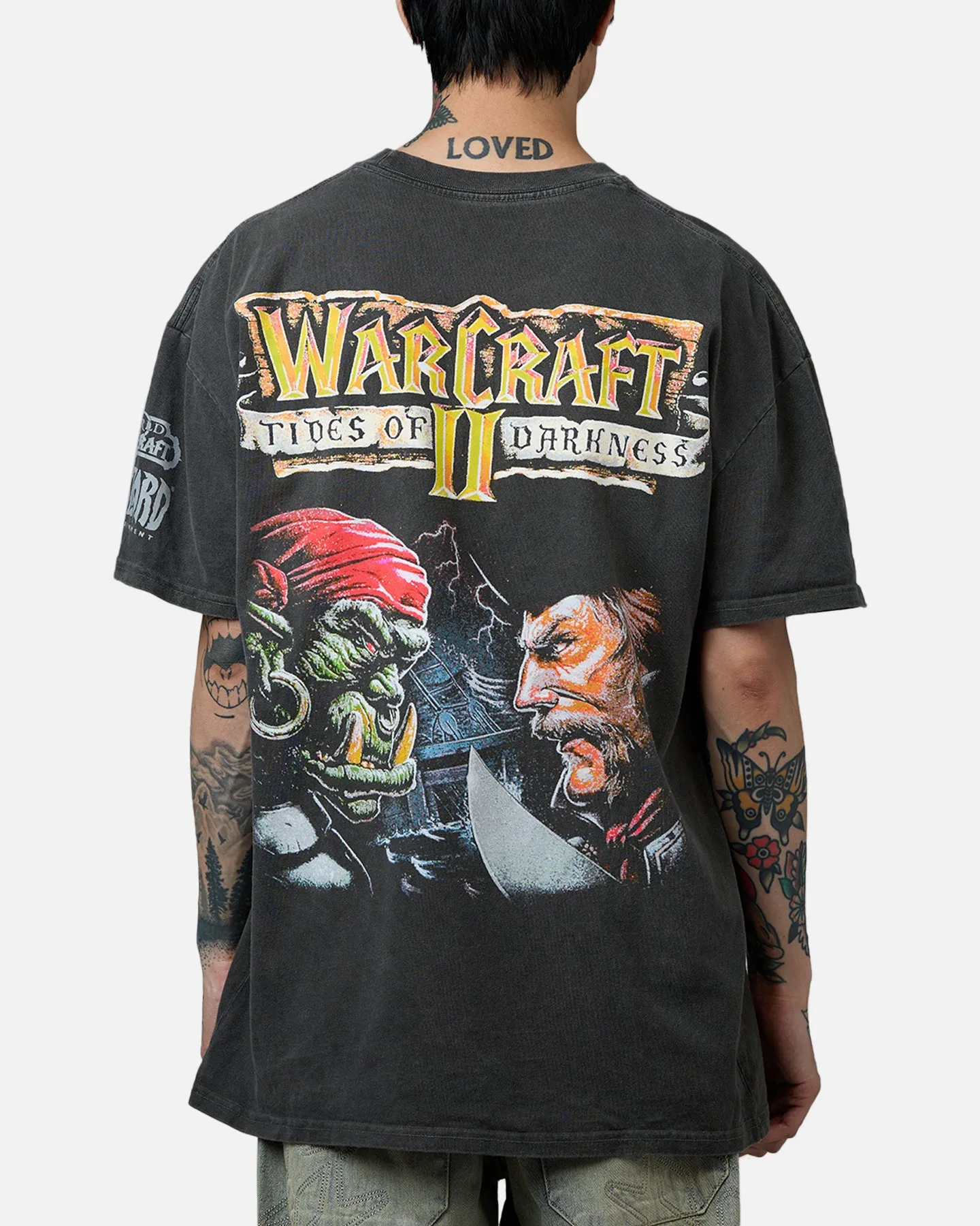American Thrift X Warcraft II: Tides Of Darkness T-Shirt Black Wash sold by Culture Kings