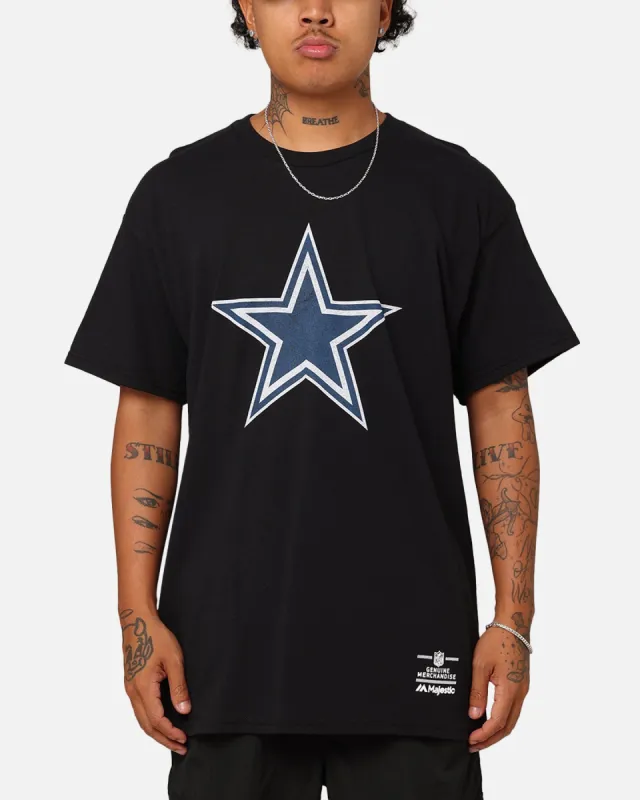 Majestic Athletic Dallas Cowboys Team Crest T-Shirt Black sold by Culture Kings