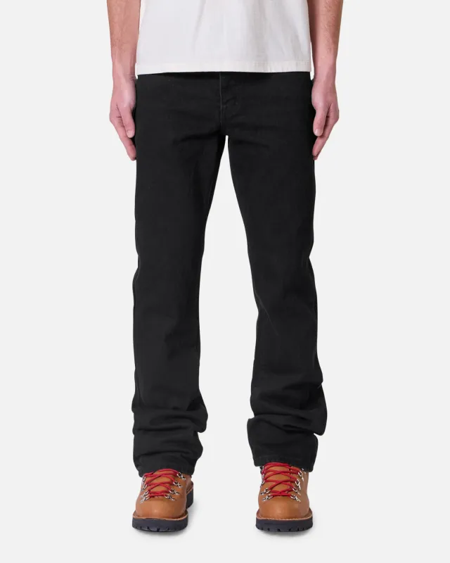 MNML Bootcut Raw Jeans Rinsed Black sold by Culture Kings