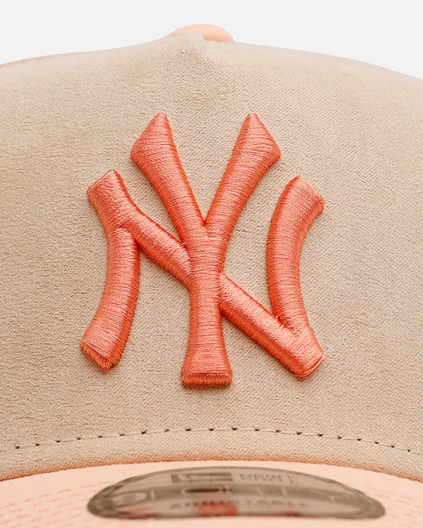New Era New York Yankees 'Peach Suede' 9FORTY A-Frame Snapback Peach sold by Culture Kings product image thumbnail 5