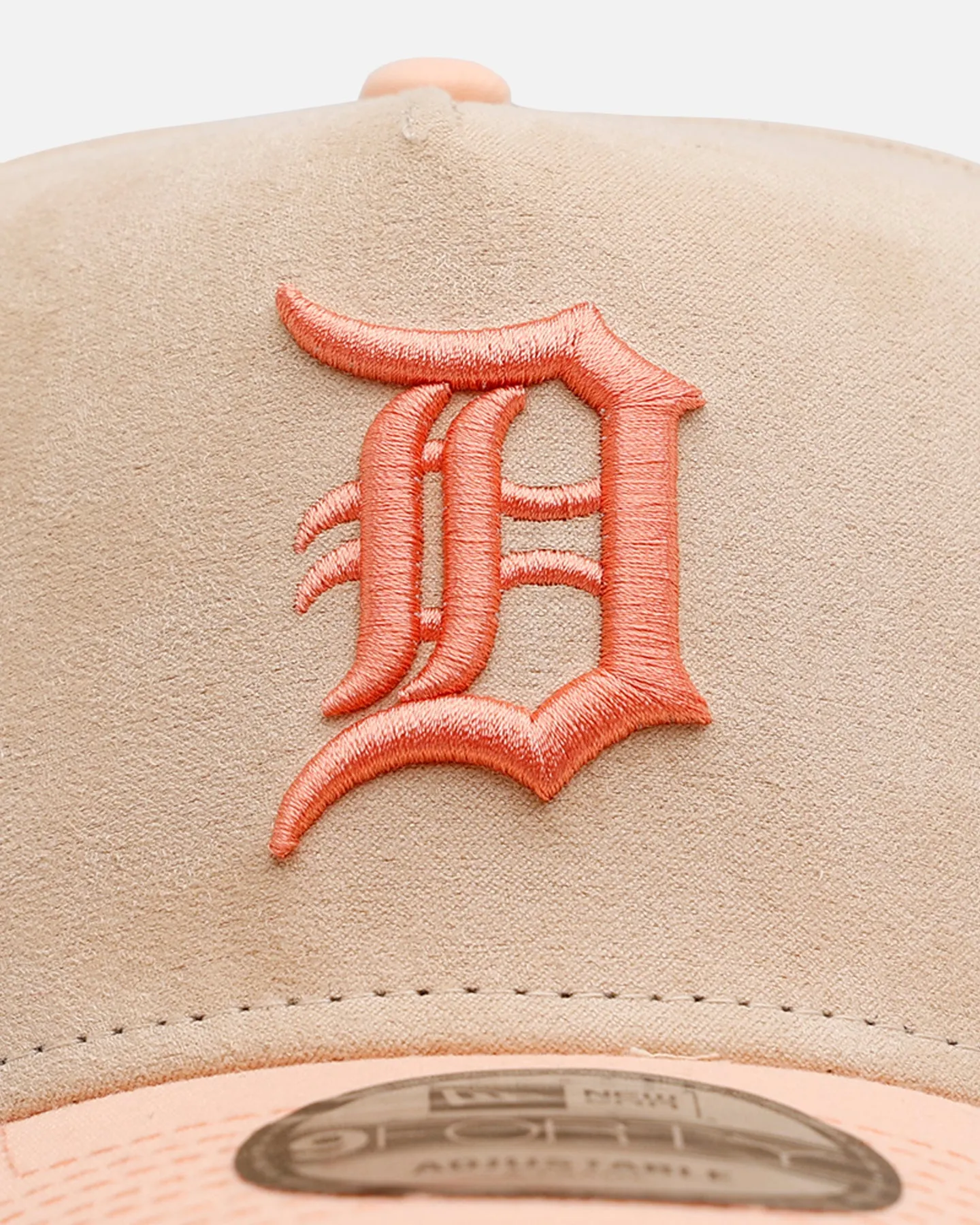New Era Detroit Tigers 'Peach Suede' 9FORTY A-Frame Snapback Peach sold by Culture Kings product image thumbnail 5
