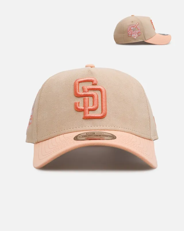 New Era San Diego Padres 'Peach Suede' 9FORTY A-Frame Snapback Peach sold by Culture Kings