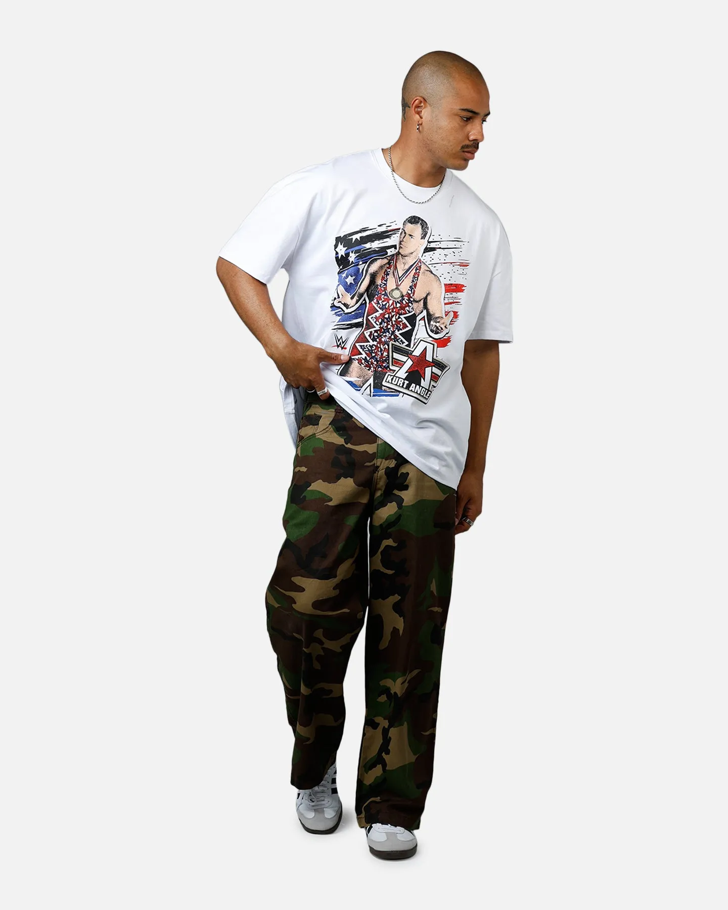 Culture Kings X WWE Kurt Angle Ruthless Aggression Vintage T-Shirt White sold by Culture Kings product image thumbnail 3