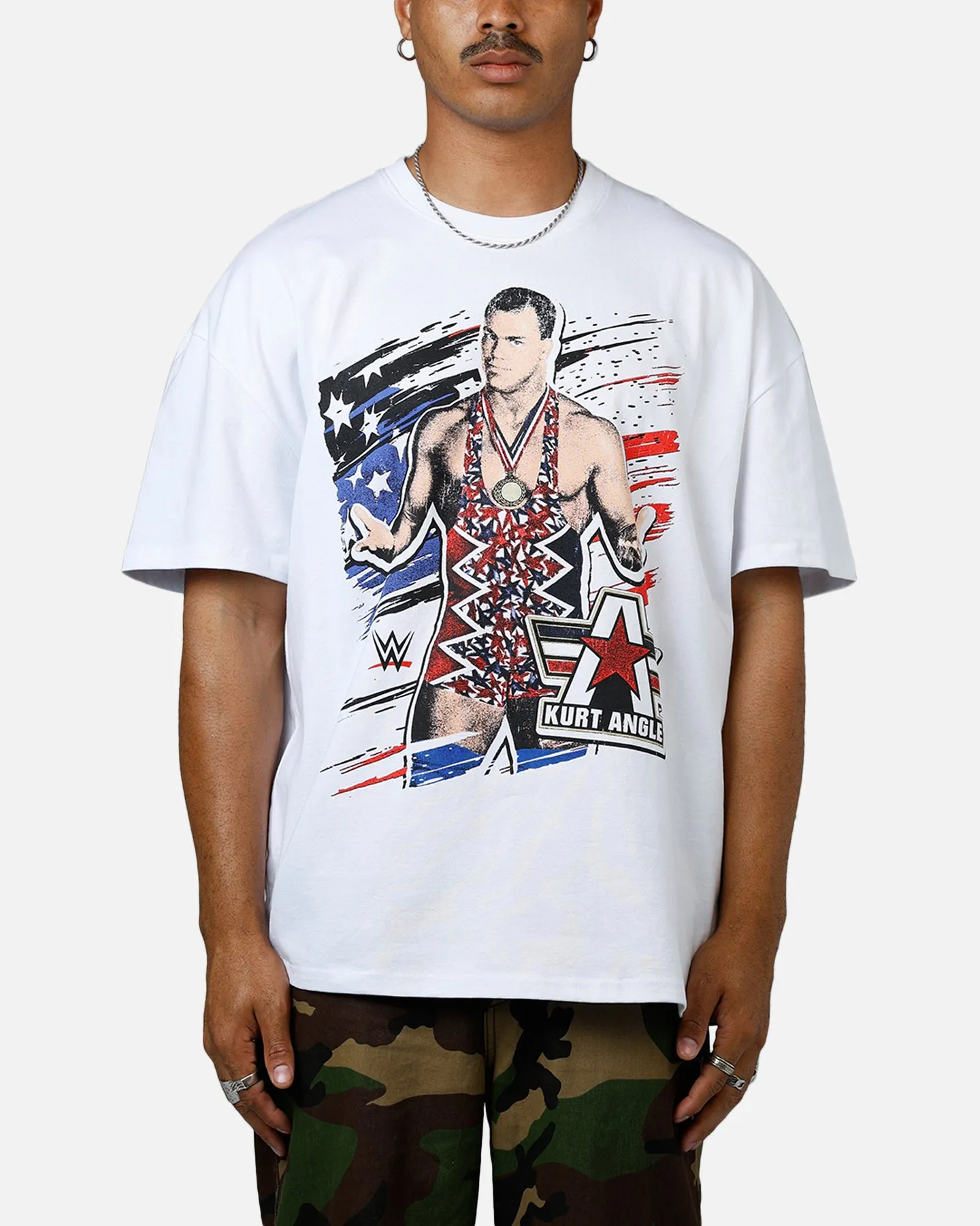 Culture Kings X WWE Kurt Angle Ruthless Aggression Vintage T-Shirt White sold by Culture Kings