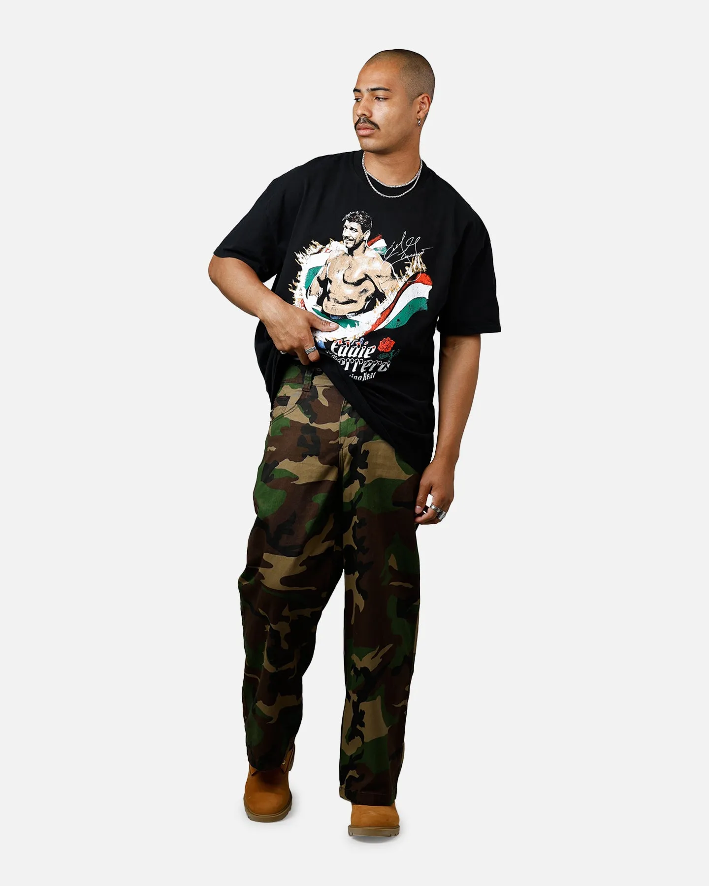 Culture Kings X WWE Eddie Guerrero Ruthless Aggression Vintage T-Shirt Black sold by Culture Kings product image thumbnail 3