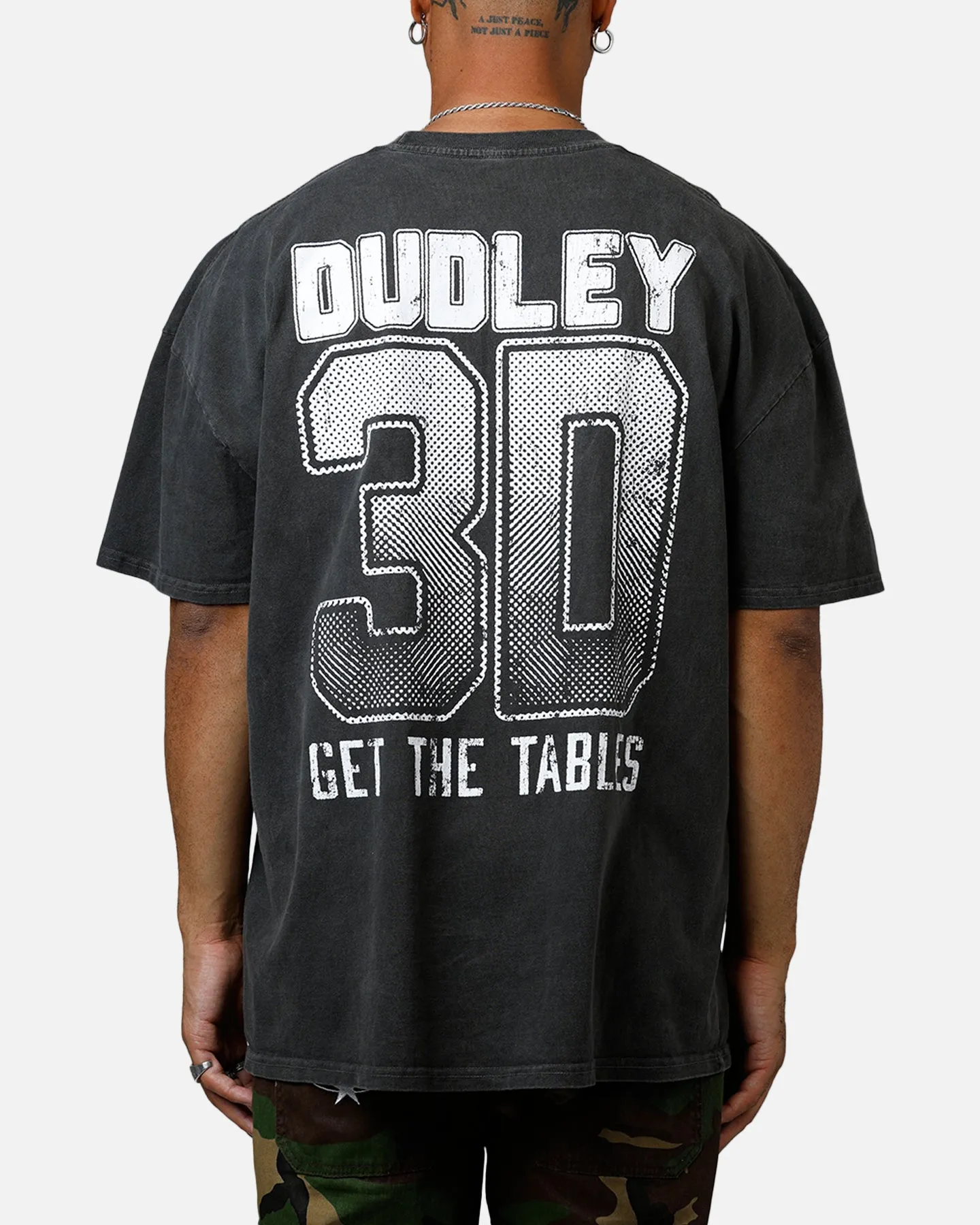 Culture Kings X WWE Dudley Boyz Ruthless Aggression Vintage T-Shirt Washed Charcoal sold by Culture Kings product image thumbnail 2