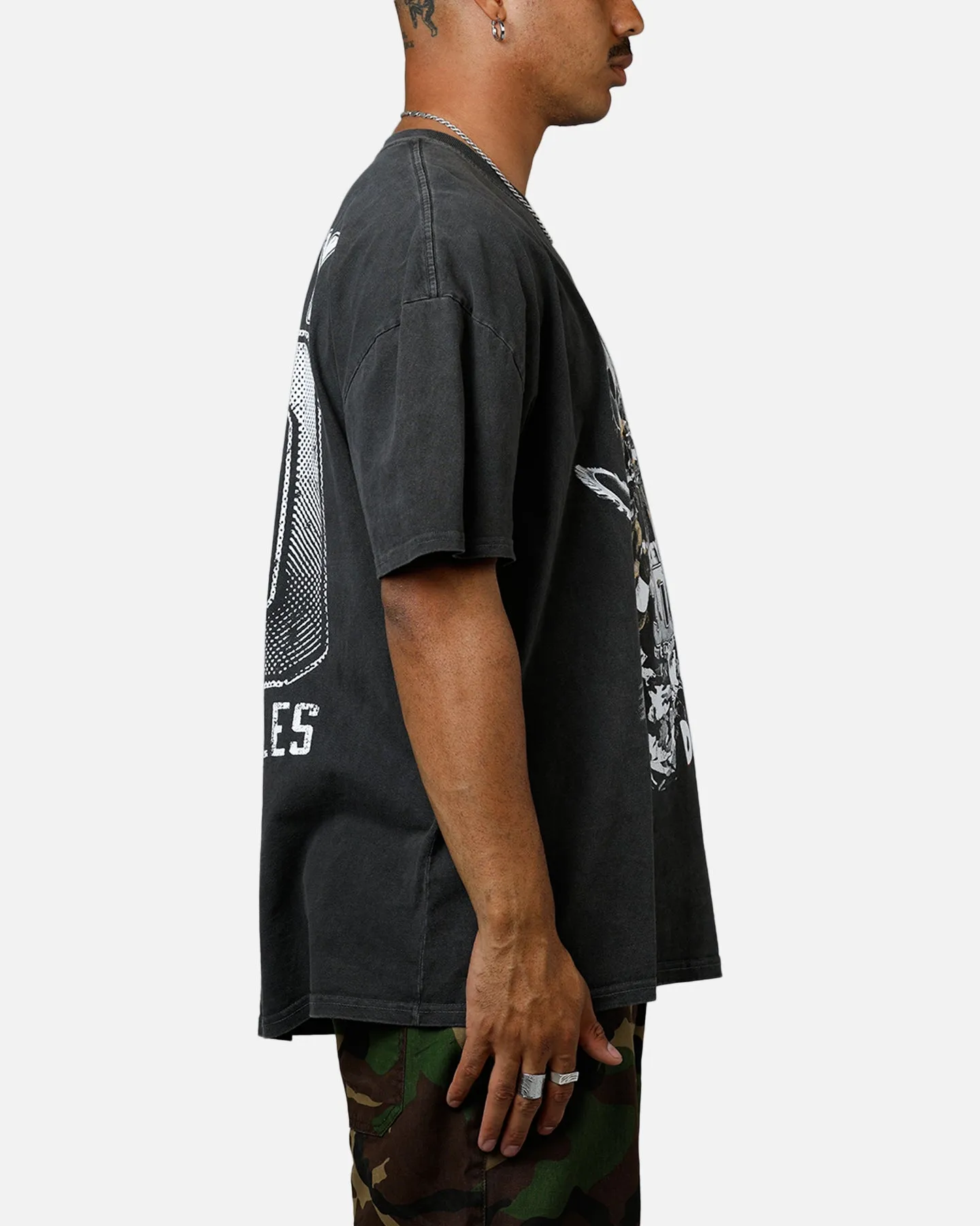 Culture Kings X WWE Dudley Boyz Ruthless Aggression Vintage T-Shirt Washed Charcoal sold by Culture Kings product image thumbnail 4