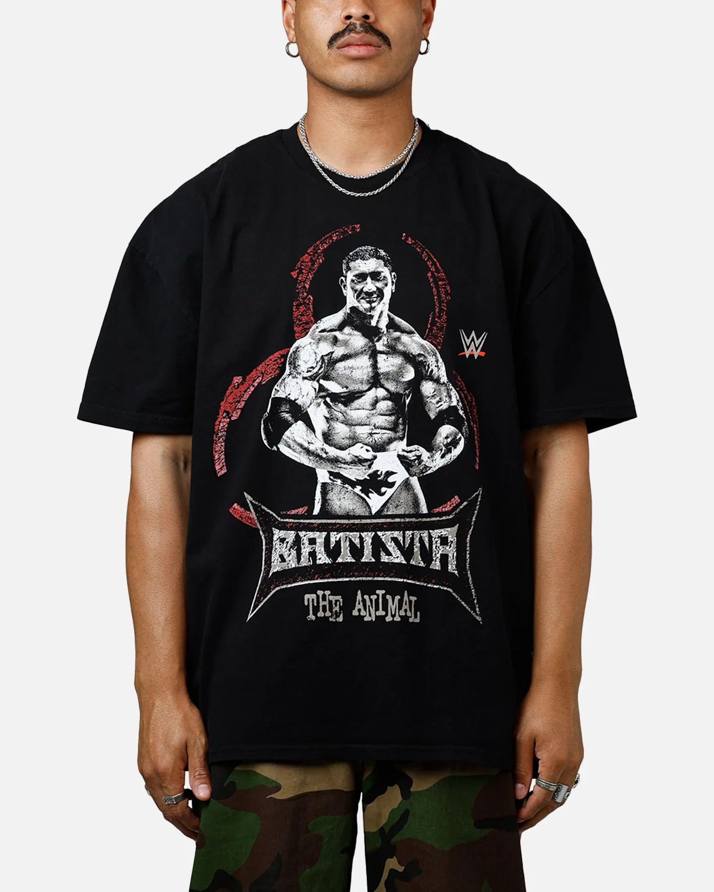 Culture Kings X WWE Dave Bautista Ruthless Aggression Vintage T-Shirt Black sold by Culture Kings