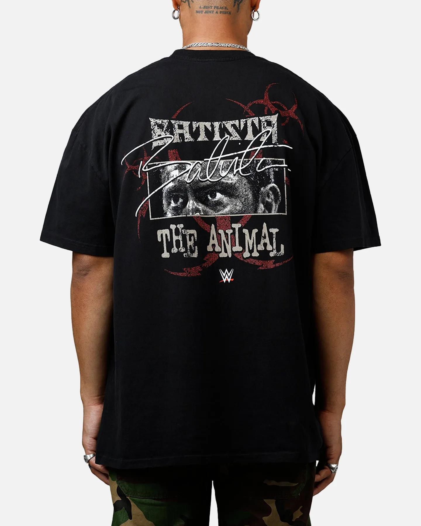 Culture Kings X WWE Dave Bautista Ruthless Aggression Vintage T-Shirt Black sold by Culture Kings product image thumbnail 2