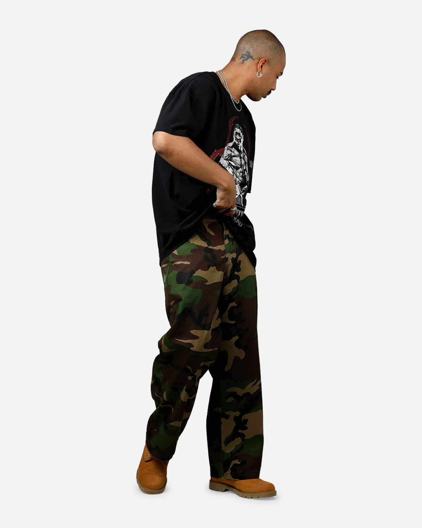 Culture Kings X WWE Dave Bautista Ruthless Aggression Vintage T-Shirt Black sold by Culture Kings product image thumbnail 3