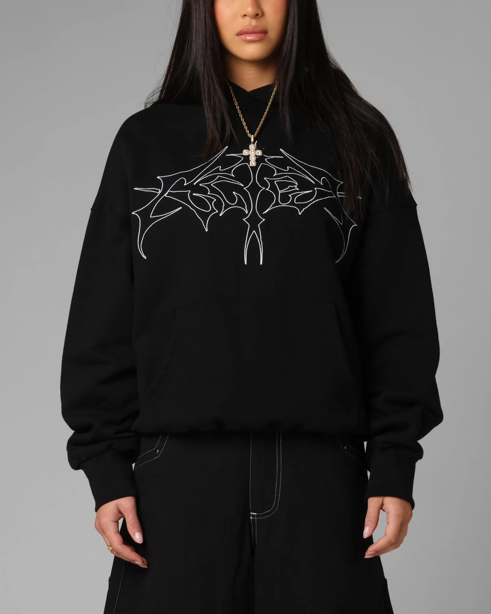 Loiter Opaque Premium Hoodie Black sold by Culture Kings product image thumbnail 2