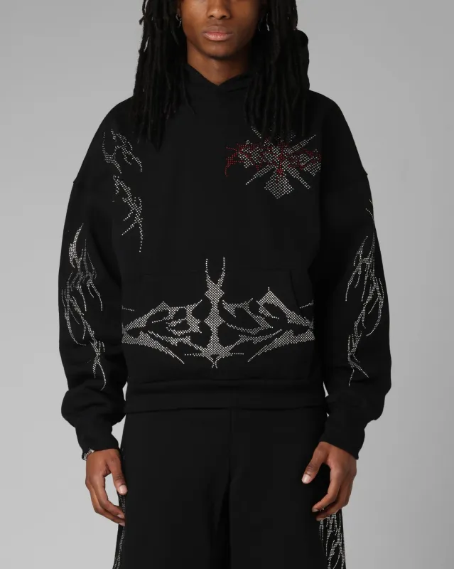 Loiter Opaque Rhinestone Premium Hoodie Black sold by Culture Kings