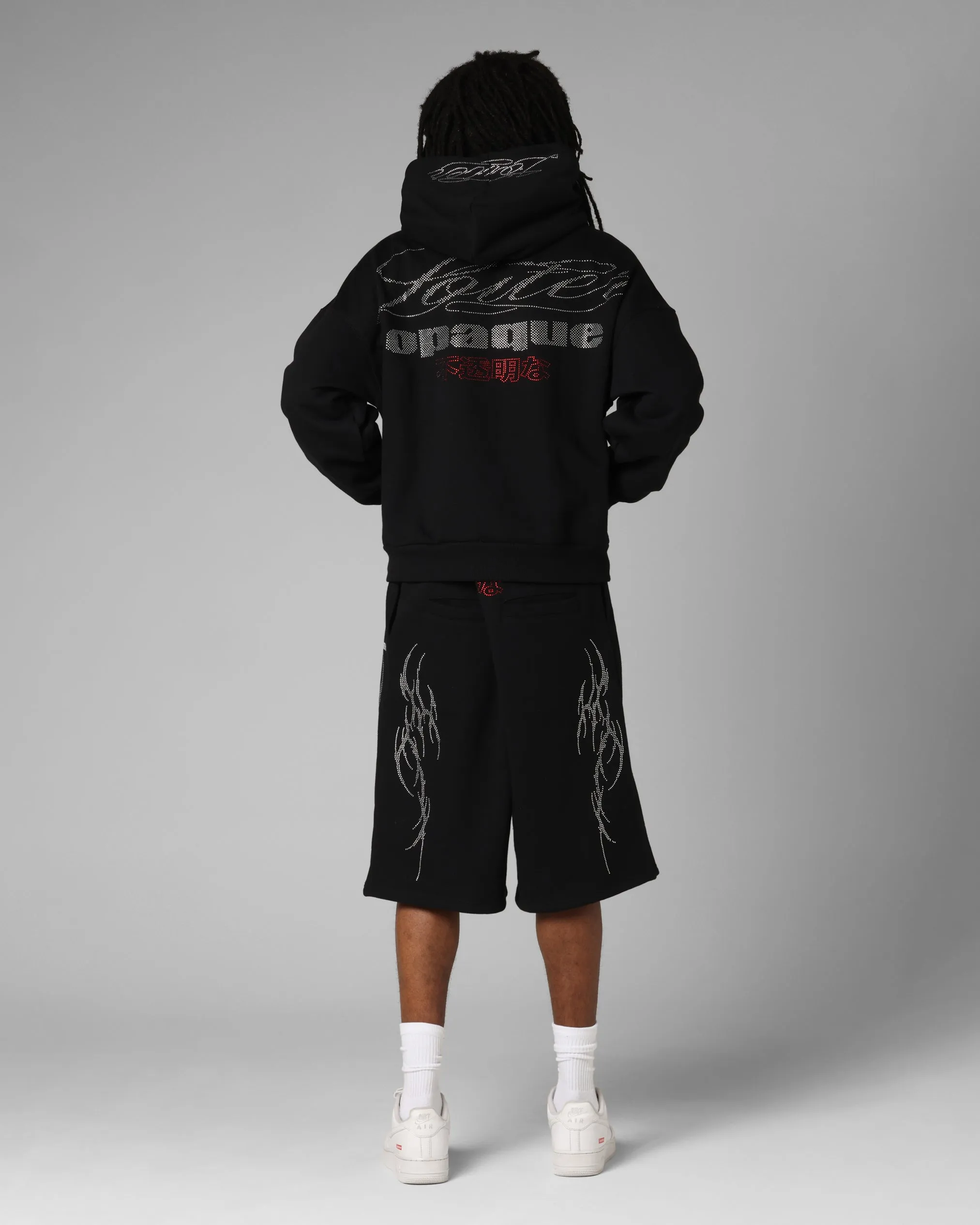 Loiter Opaque Rhinestone Premium Hoodie Black sold by Culture Kings product image thumbnail 4
