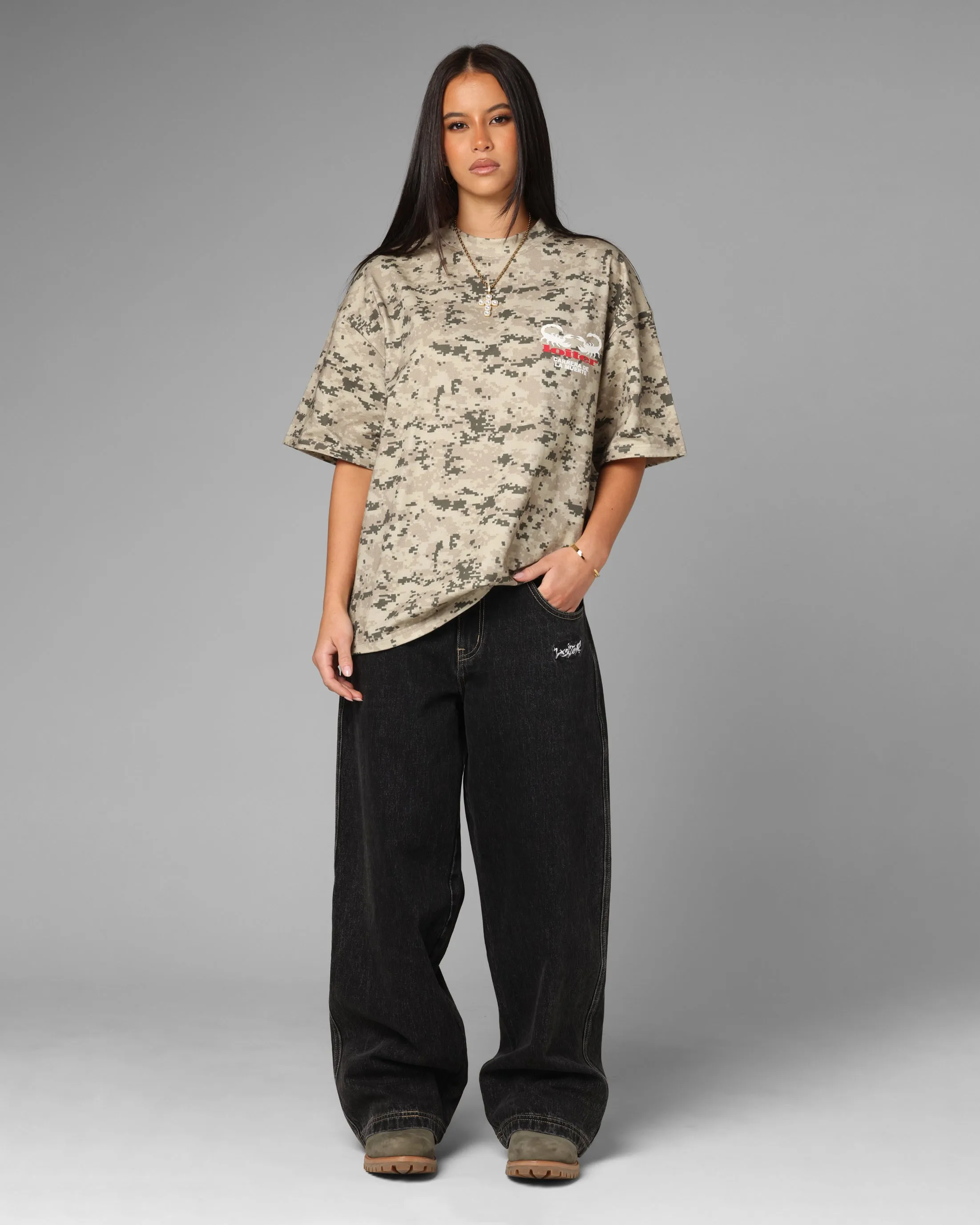 Loiter Bullrush Premium T-Shirt Digi Camo sold by Culture Kings product image thumbnail 4