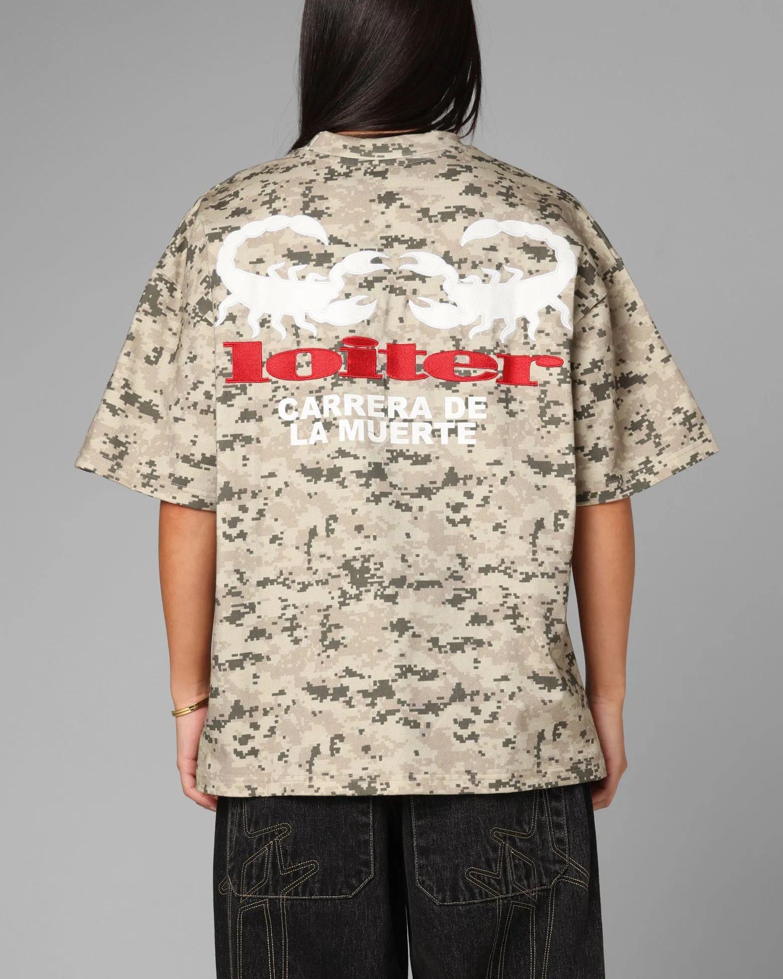 Loiter Bullrush Premium T-Shirt Digi Camo sold by Culture Kings