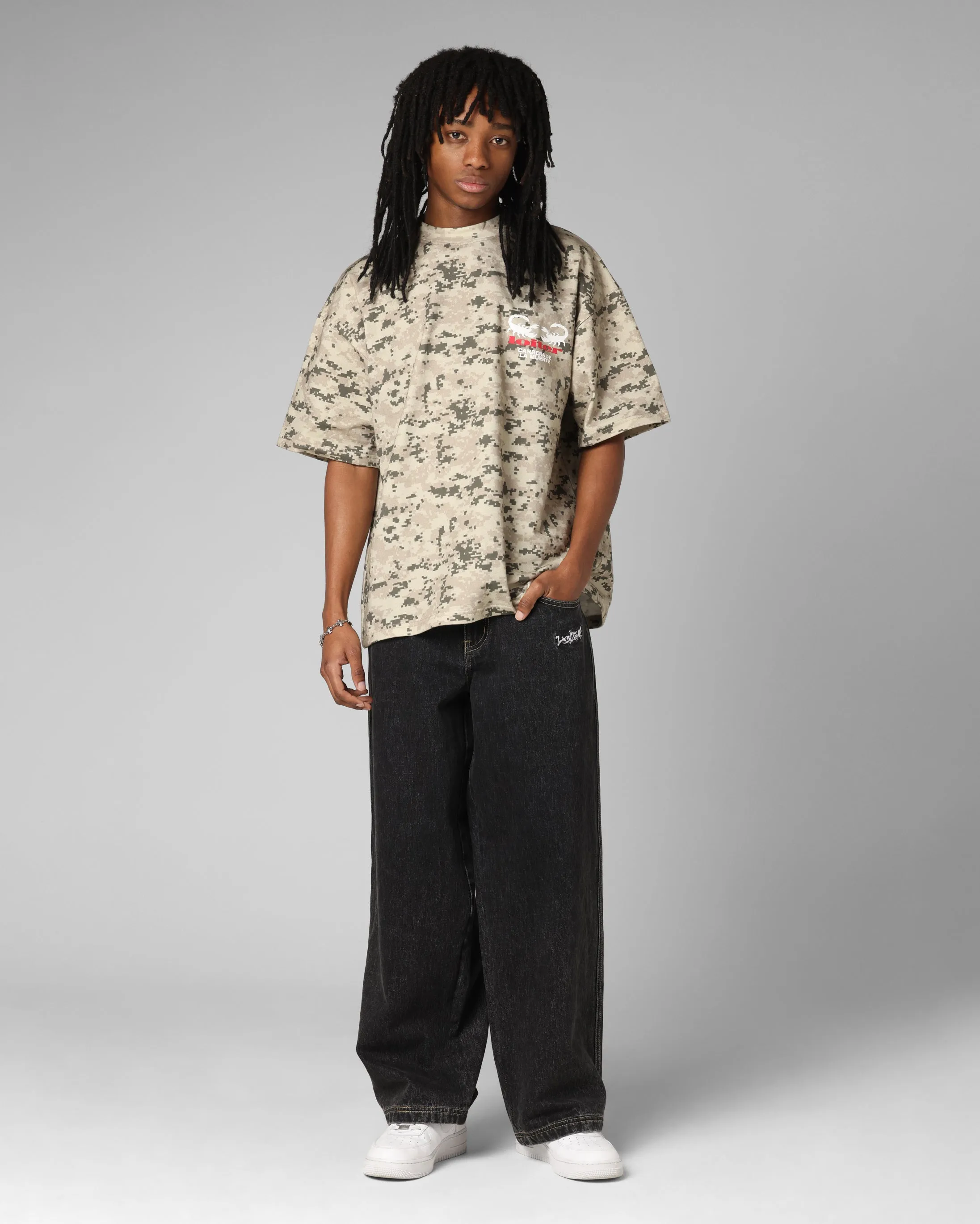 Loiter Bullrush Premium T-Shirt Digi Camo sold by Culture Kings product image thumbnail 4