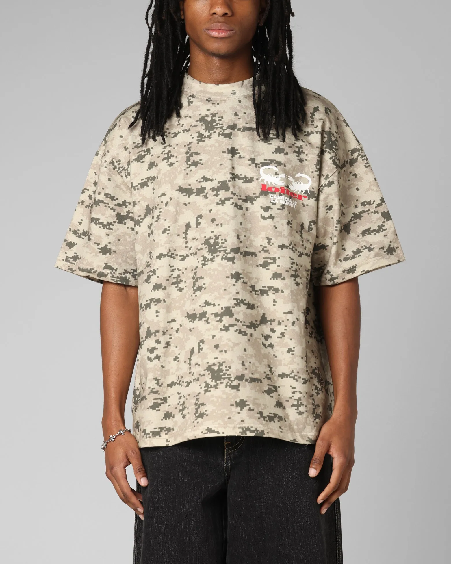 Loiter Bullrush Premium T-Shirt Digi Camo sold by Culture Kings product image thumbnail 2