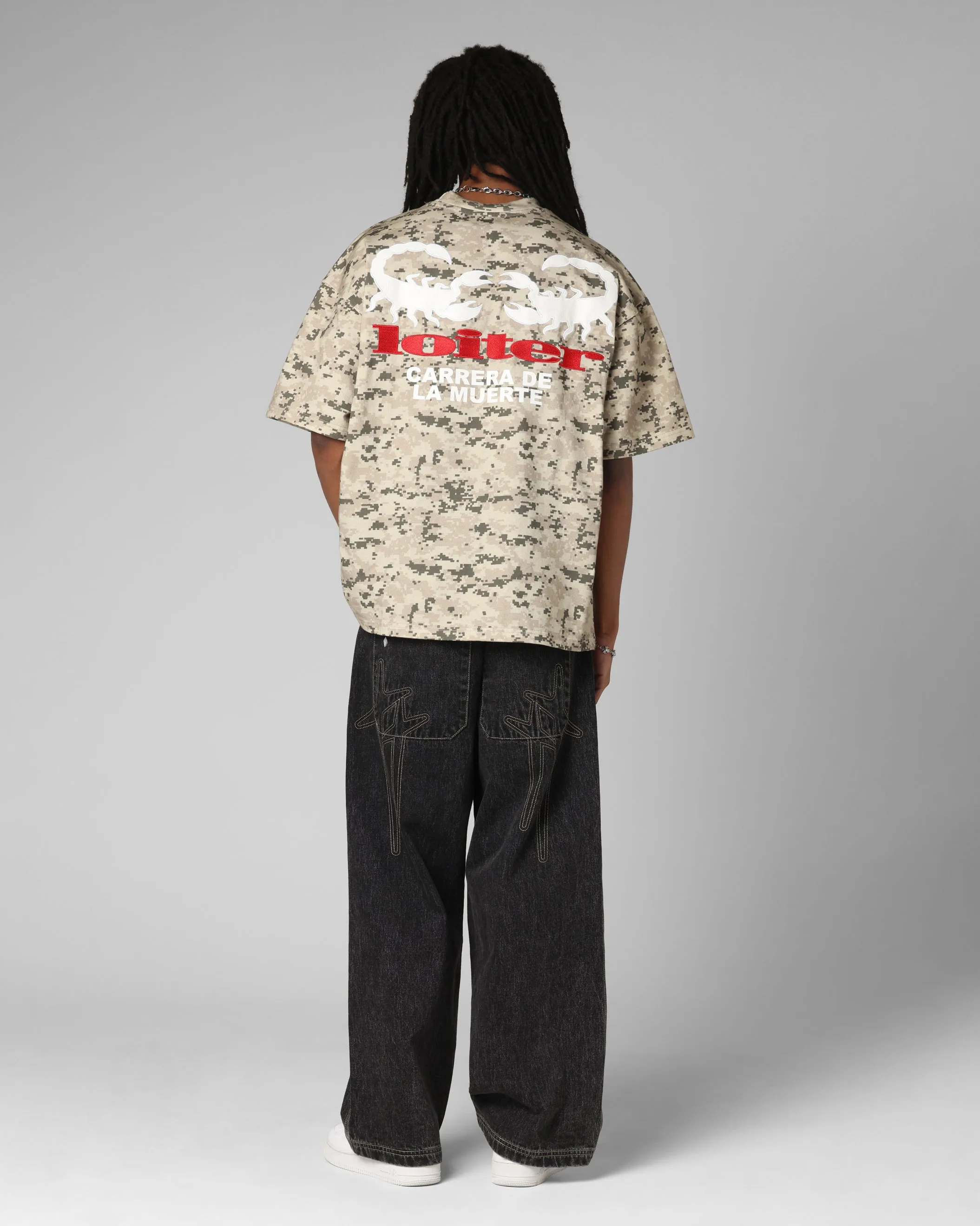 Loiter Bullrush Premium T-Shirt Digi Camo sold by Culture Kings product image thumbnail 3