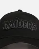 New Era Las Vegas Raiders 'Distressed' 9FORTY A-Frame Trucker Snapback Black/White sold by Culture Kings
