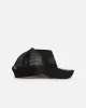 New Era Las Vegas Raiders 'Distressed' 9FORTY A-Frame Trucker Snapback Black/White sold by Culture Kings