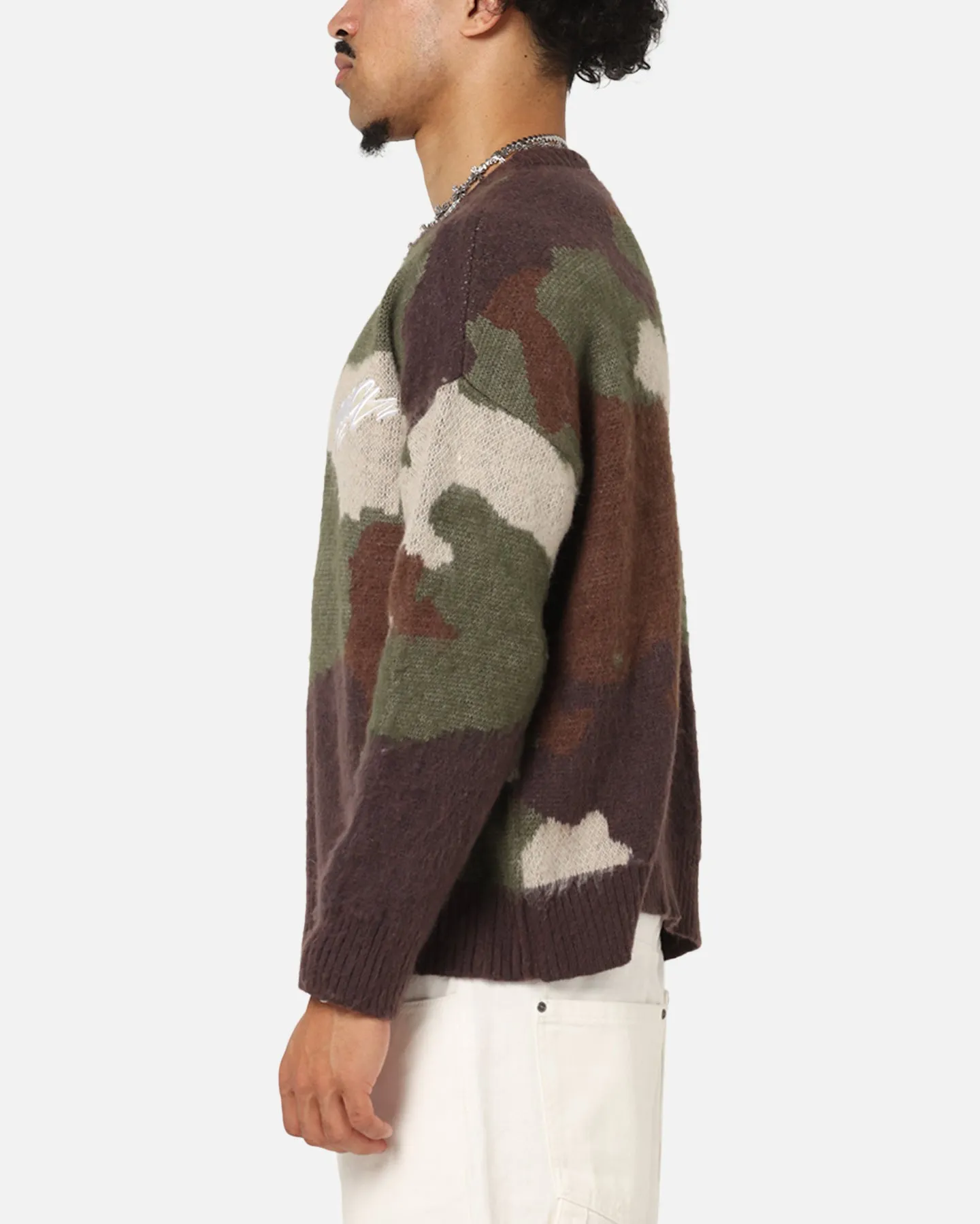 Carre Camo Brushed Sweater Woodland Camo sold by Culture Kings product image thumbnail 5