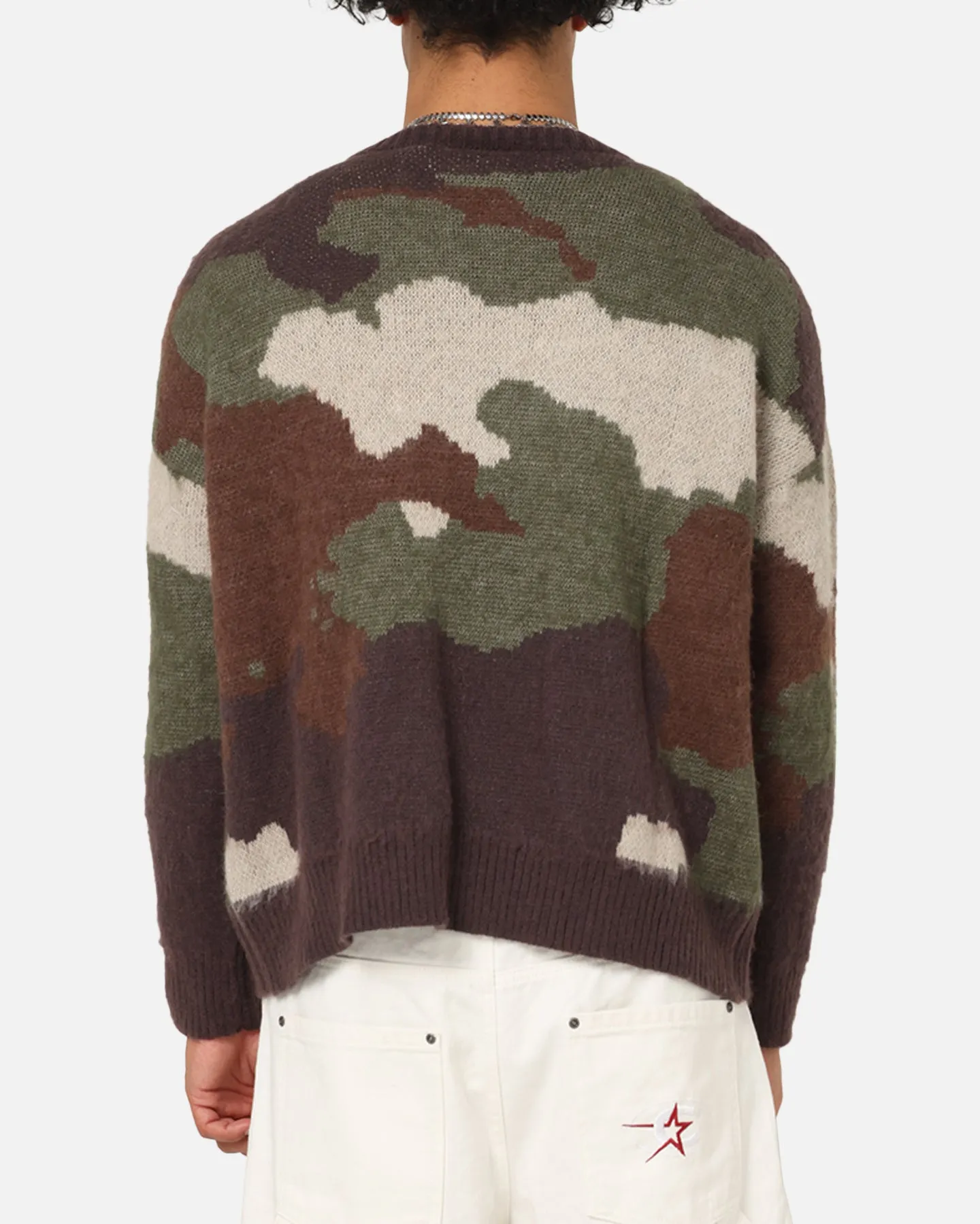 Carre Camo Brushed Sweater Woodland Camo sold by Culture Kings product image thumbnail 3