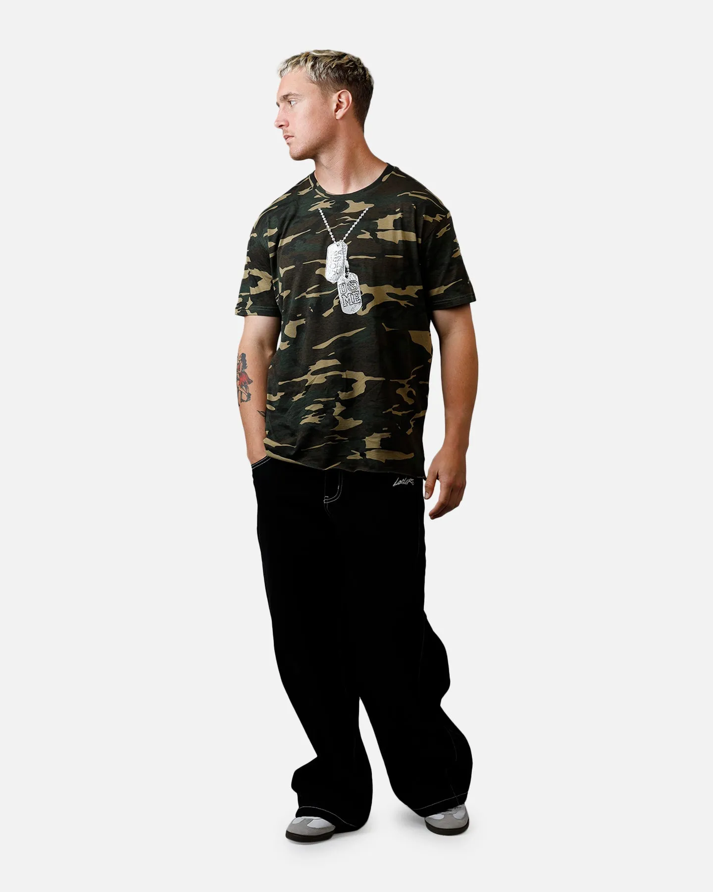Culture Kings X WWE John Cena Ruthless Aggression Vintage T-Shirt Woodland Camo sold by Culture Kings product image thumbnail 3