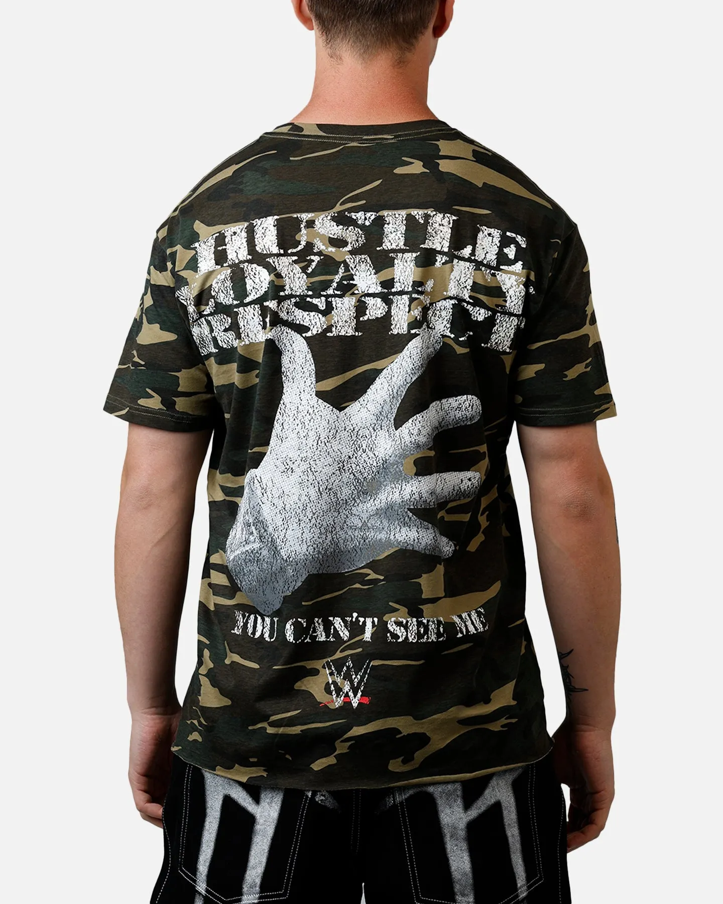 Culture Kings X WWE John Cena Ruthless Aggression Vintage T-Shirt Woodland Camo sold by Culture Kings