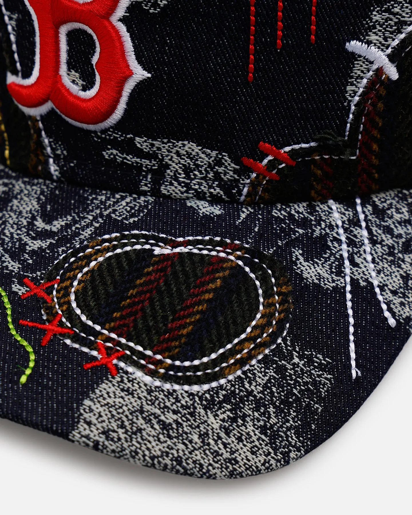 New Era Boston Red Sox 'Running Stitch' 9FORTY A-Frame Snapback Multi sold by Culture Kings product image thumbnail 2