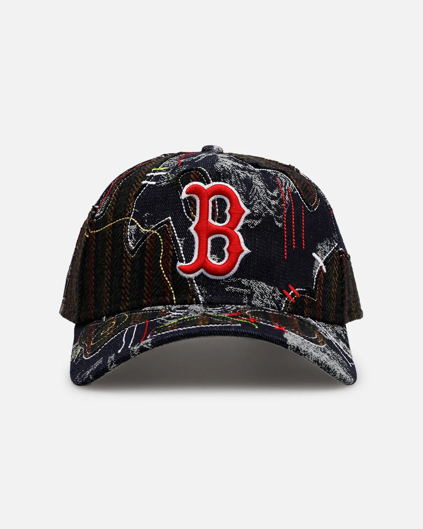 New Era Boston Red Sox 'Running Stitch' 9FORTY A-Frame Snapback Multi sold by Culture Kings