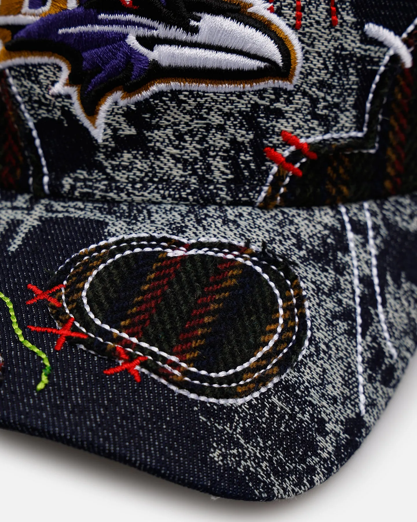 New Era Baltimore Ravens 'Running Stitch' 9FORTY A-Frame Snapback Multi sold by Culture Kings product image thumbnail 2