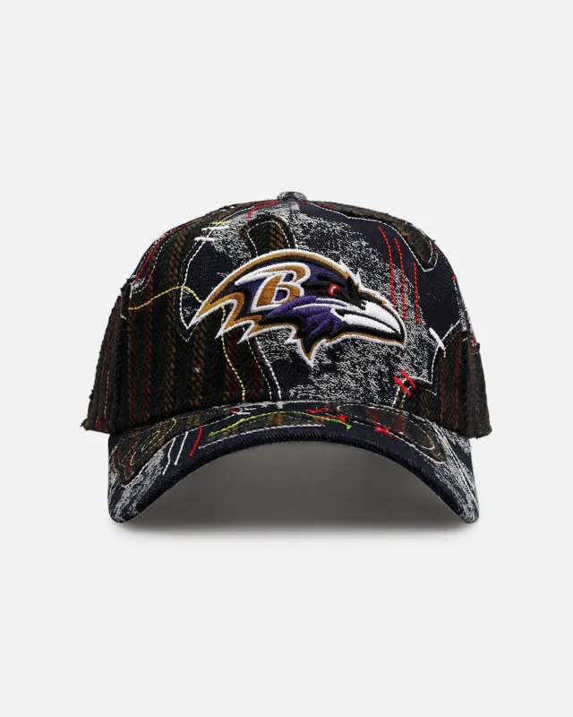 New Era Baltimore Ravens 'Running Stitch' 9FORTY A-Frame Snapback Multi sold by Culture Kings