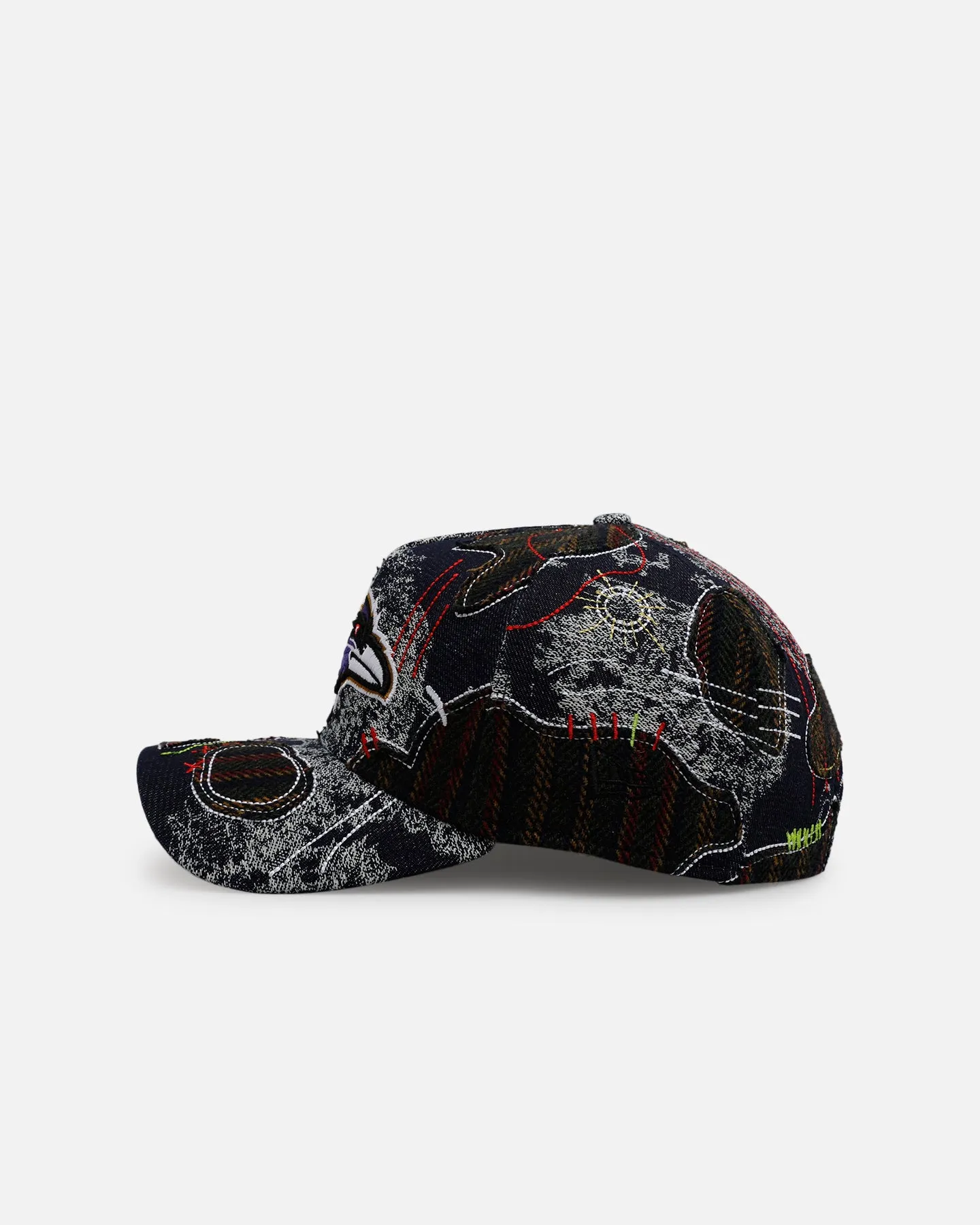 New Era Baltimore Ravens 'Running Stitch' 9FORTY A-Frame Snapback Multi sold by Culture Kings product image thumbnail 5