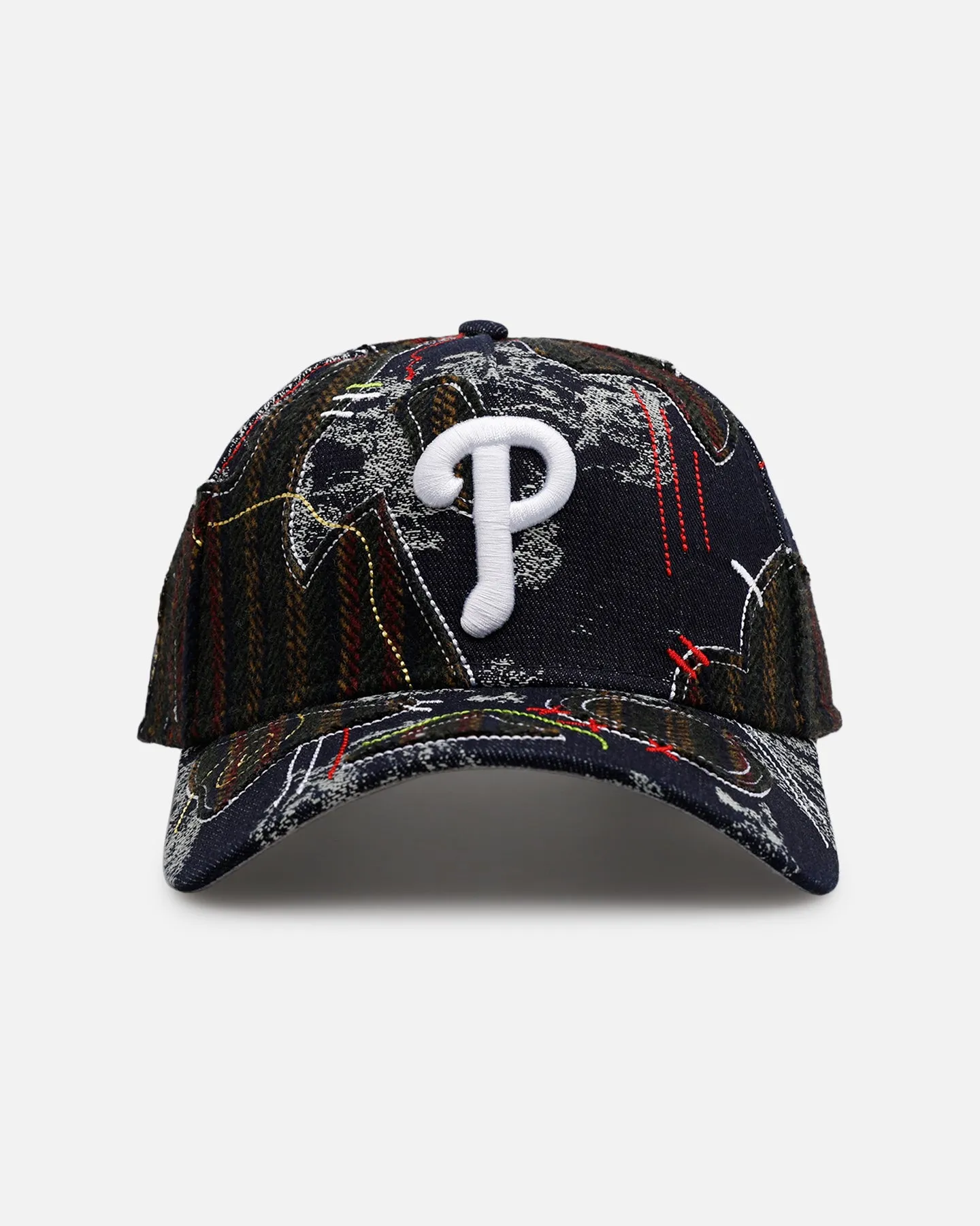 New Era Philadelphia Phillies 'Running Stitch' 9FORTY A-Frame Snapback Multi sold by Culture Kings
