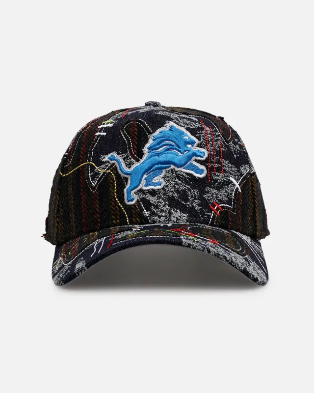 New Era Detroit Lions 'Running Stitch' 9FORTY A-Frame Snapback Multi sold by Culture Kings