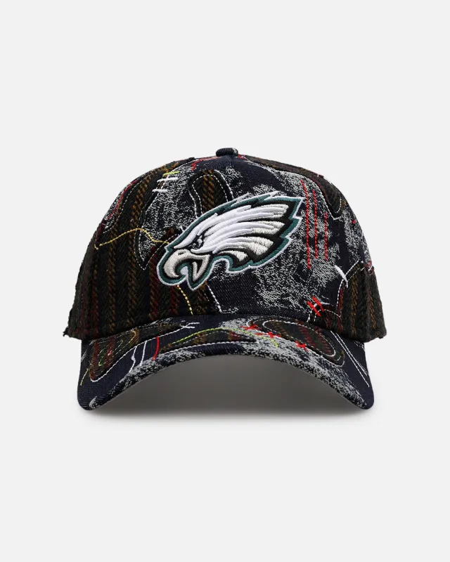 New Era Philadelphia Eagles 'Running Stitch' 9FORTY A-Frame Snapback Multi sold by Culture Kings